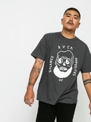RVCA Benj Skull T-shirt (dark charcoal)