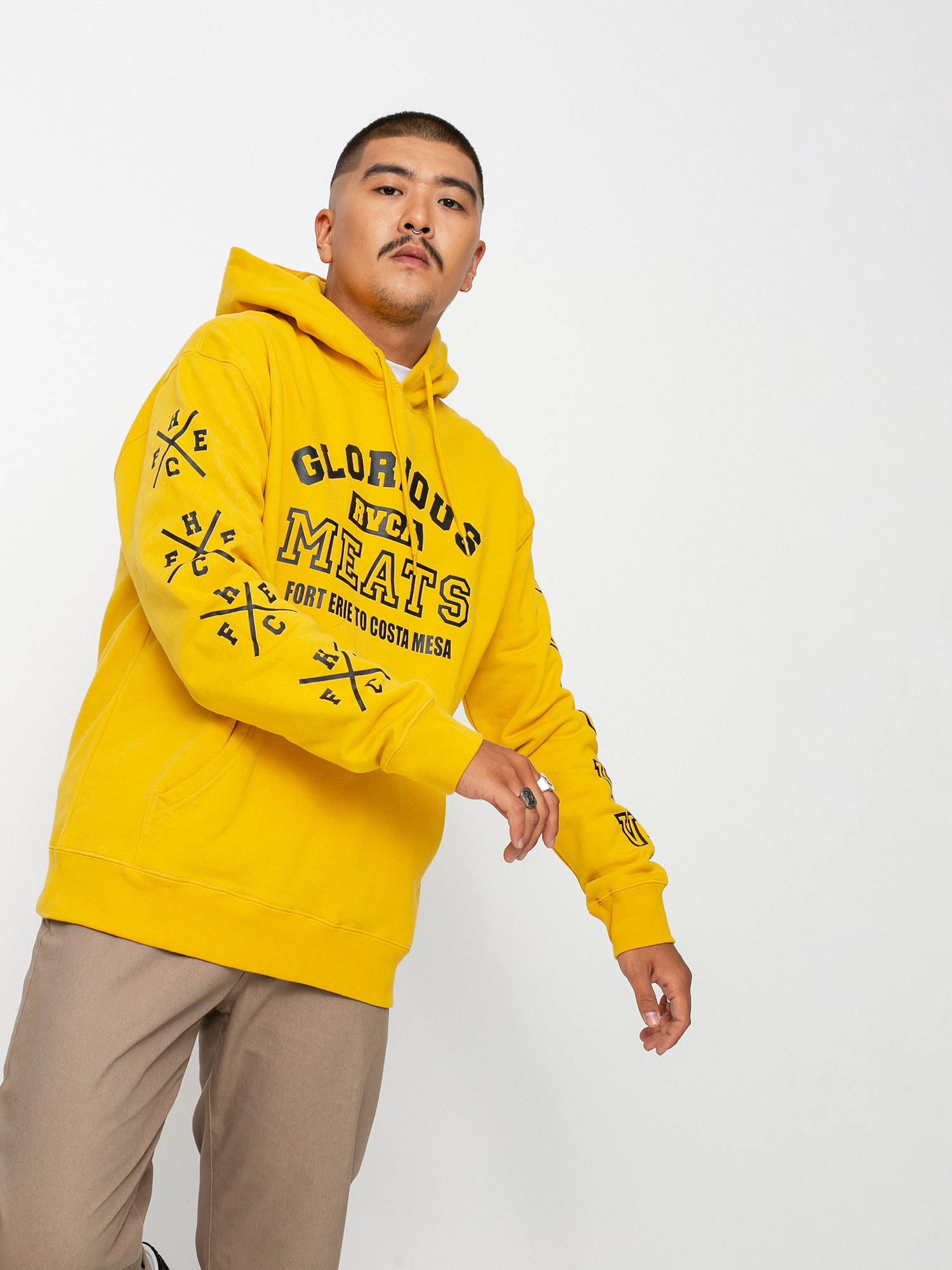 RVCA Matty HD Hoodie (gold)