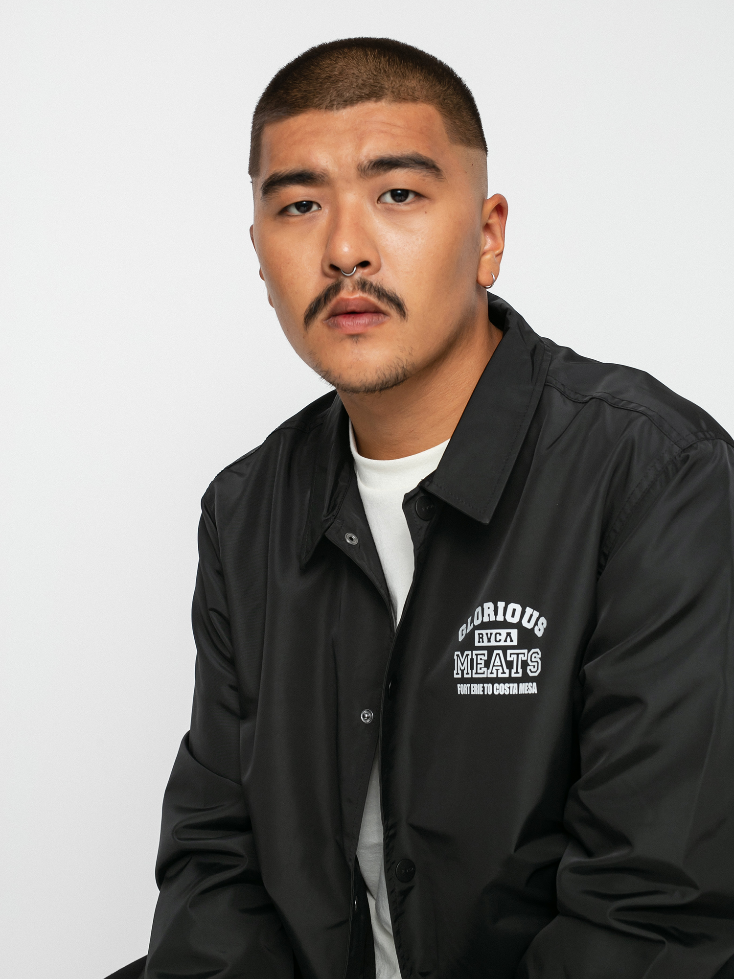 RVCA Matty Coaches Jacket Jacket (rvca black)