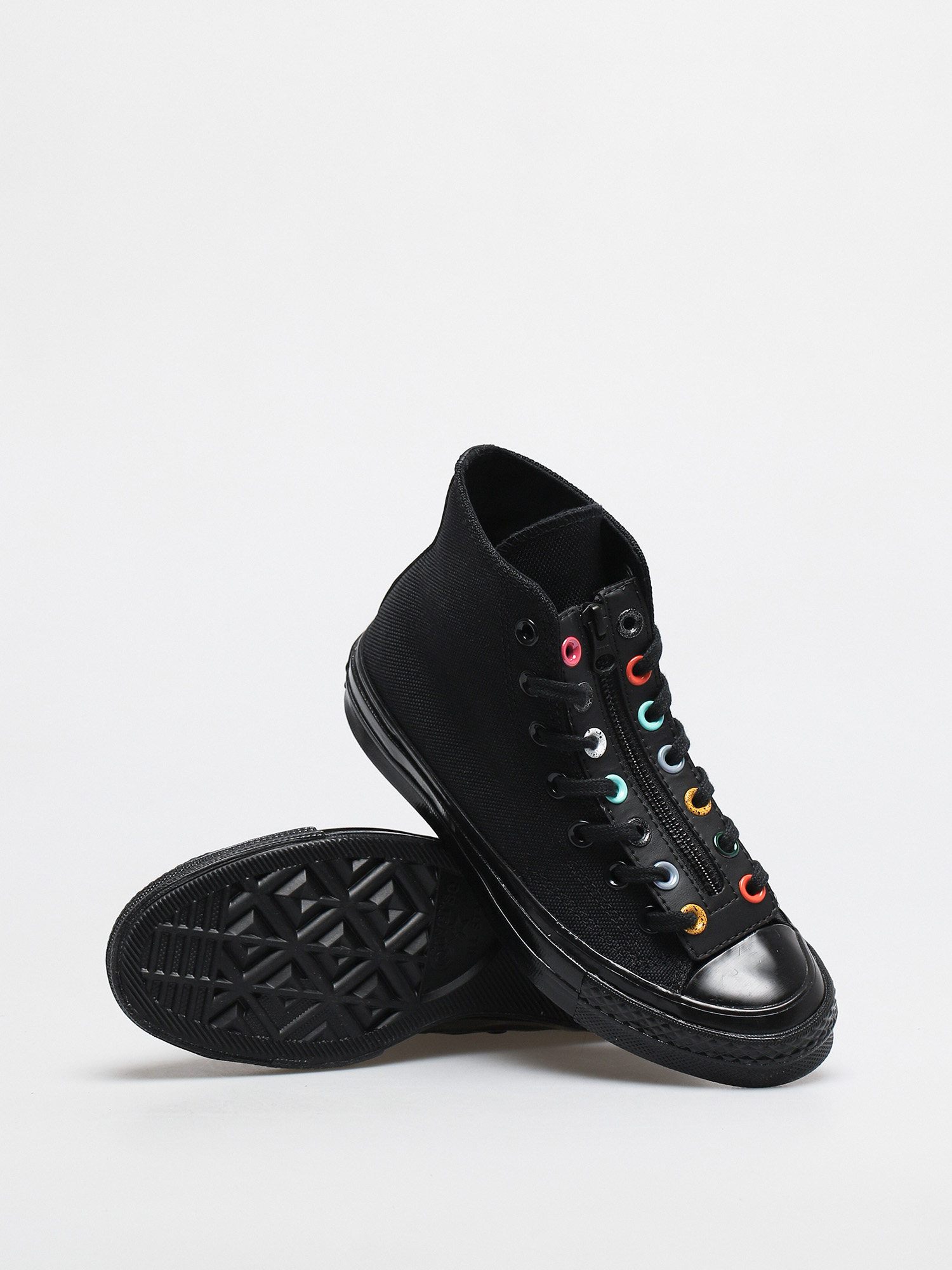 Converse Chuck 70 Zip Hi Shoes Wmn black (black)