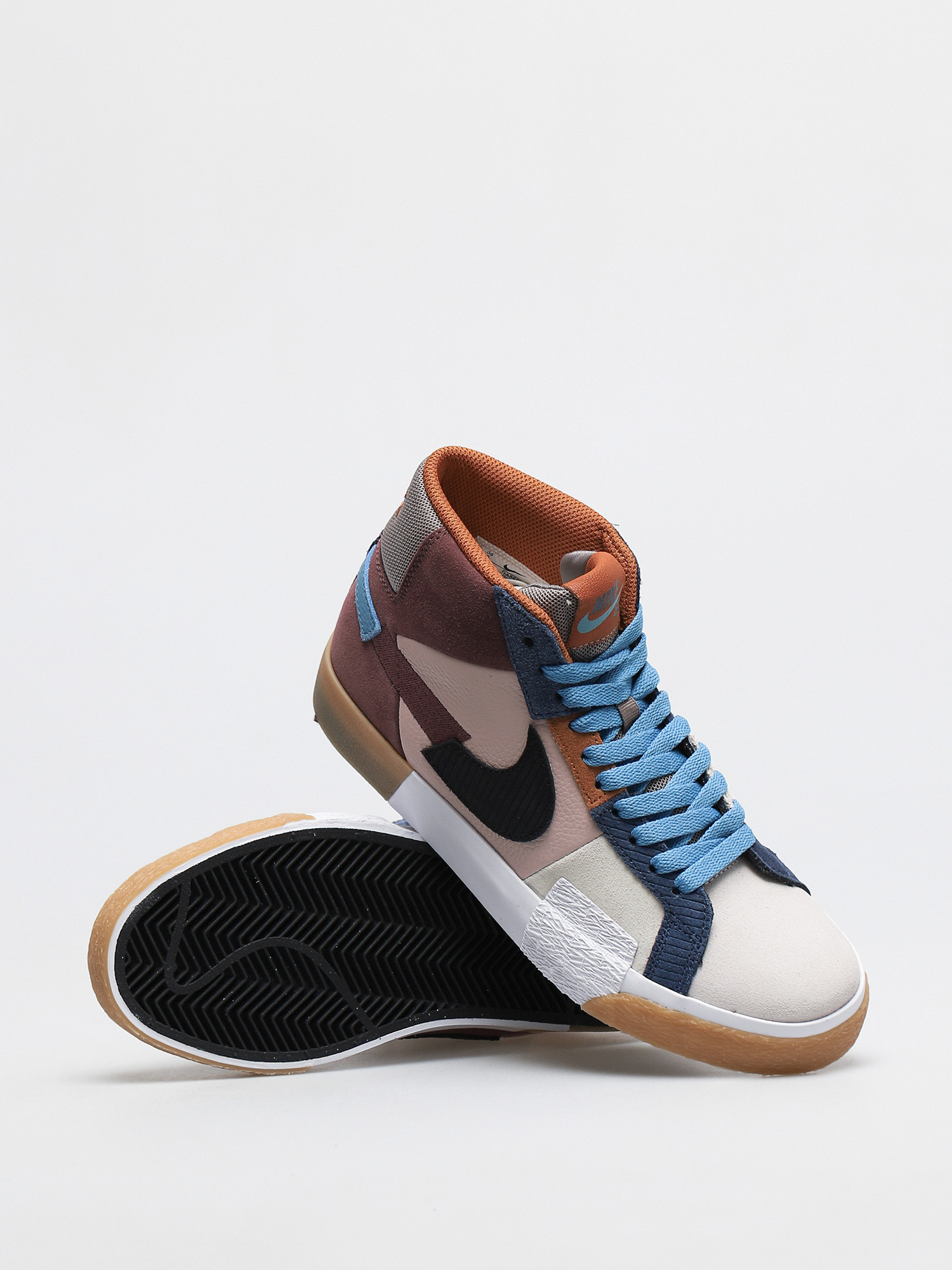 Nike SB Zoom Blazer Mid Premium Shoes (dark wine/black pink oxford cashmere)