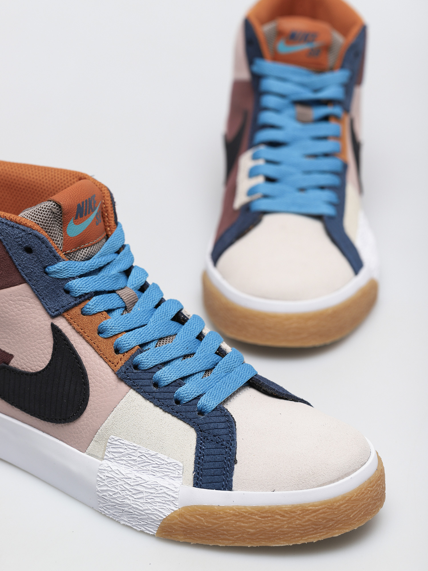 Nike SB Zoom Blazer Mid Premium Shoes (dark wine/black pink oxford cashmere)