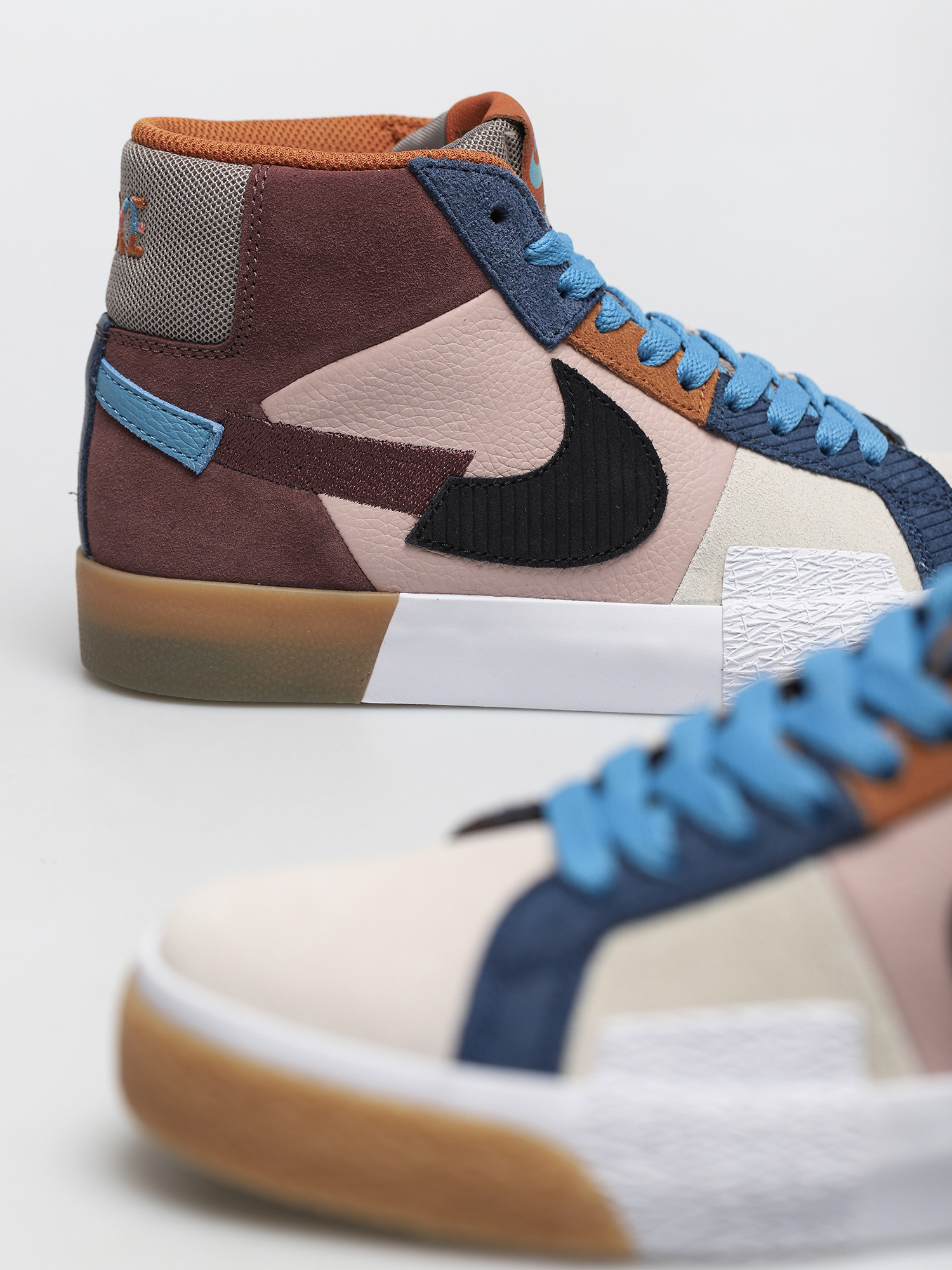 Nike SB Zoom Blazer Mid Premium Shoes (dark wine/black pink oxford cashmere)