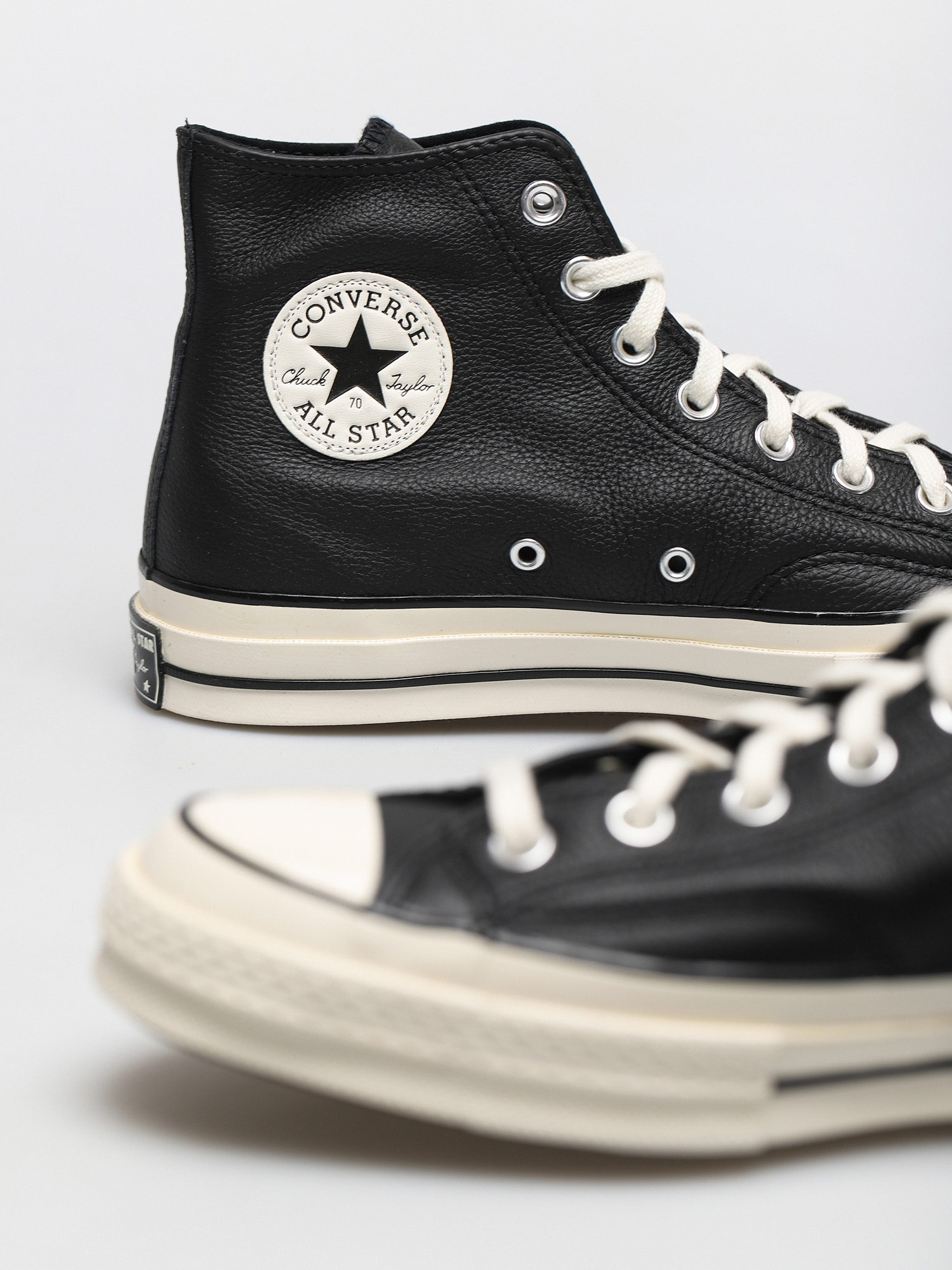 Converse Chuck 70 Hi Leather Chucks (black)