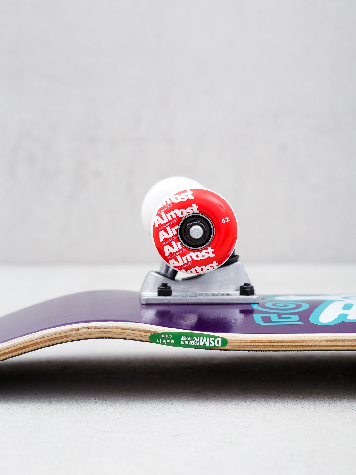 Almost Skateistan Sky Doodle Skateboard (purple)