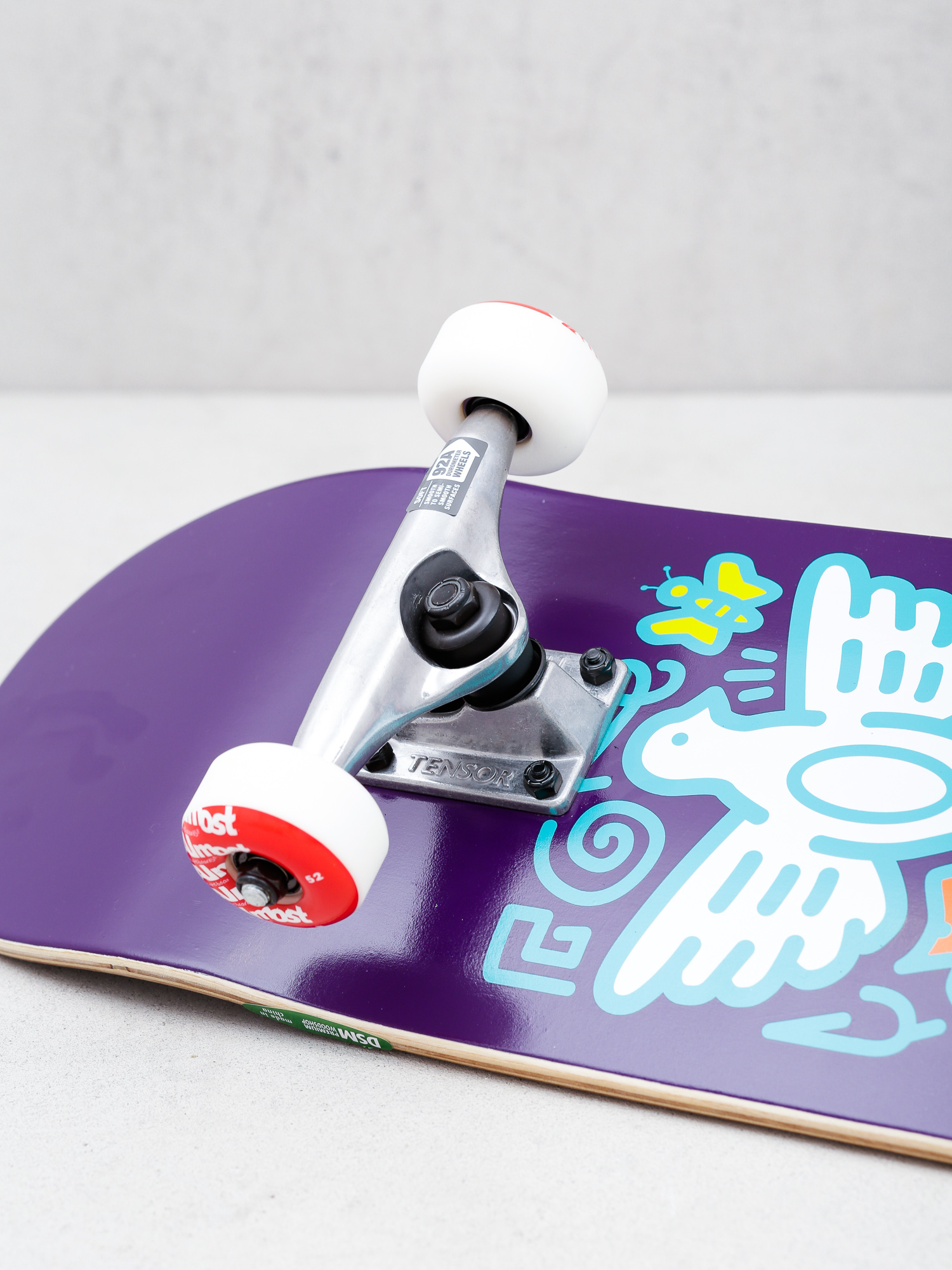 Almost Skateistan Sky Doodle Skateboard (purple)