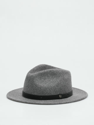 Brixton Messer Fedora Hat (heather grey)