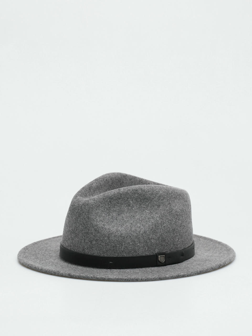 Brixton Messer Fedora Hat (heather grey)