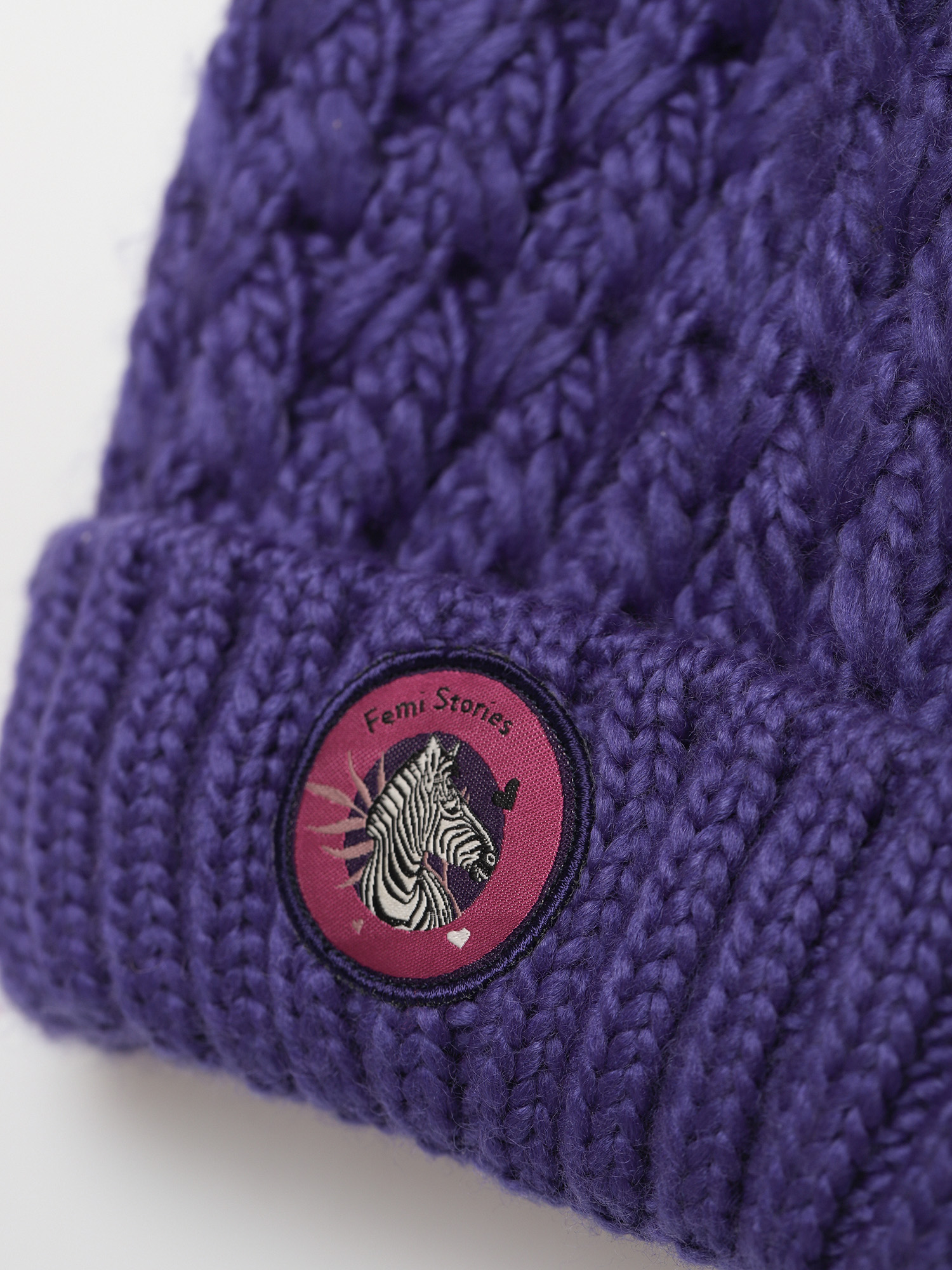 Femi Stories Angel Beanie Wmn (prpl)