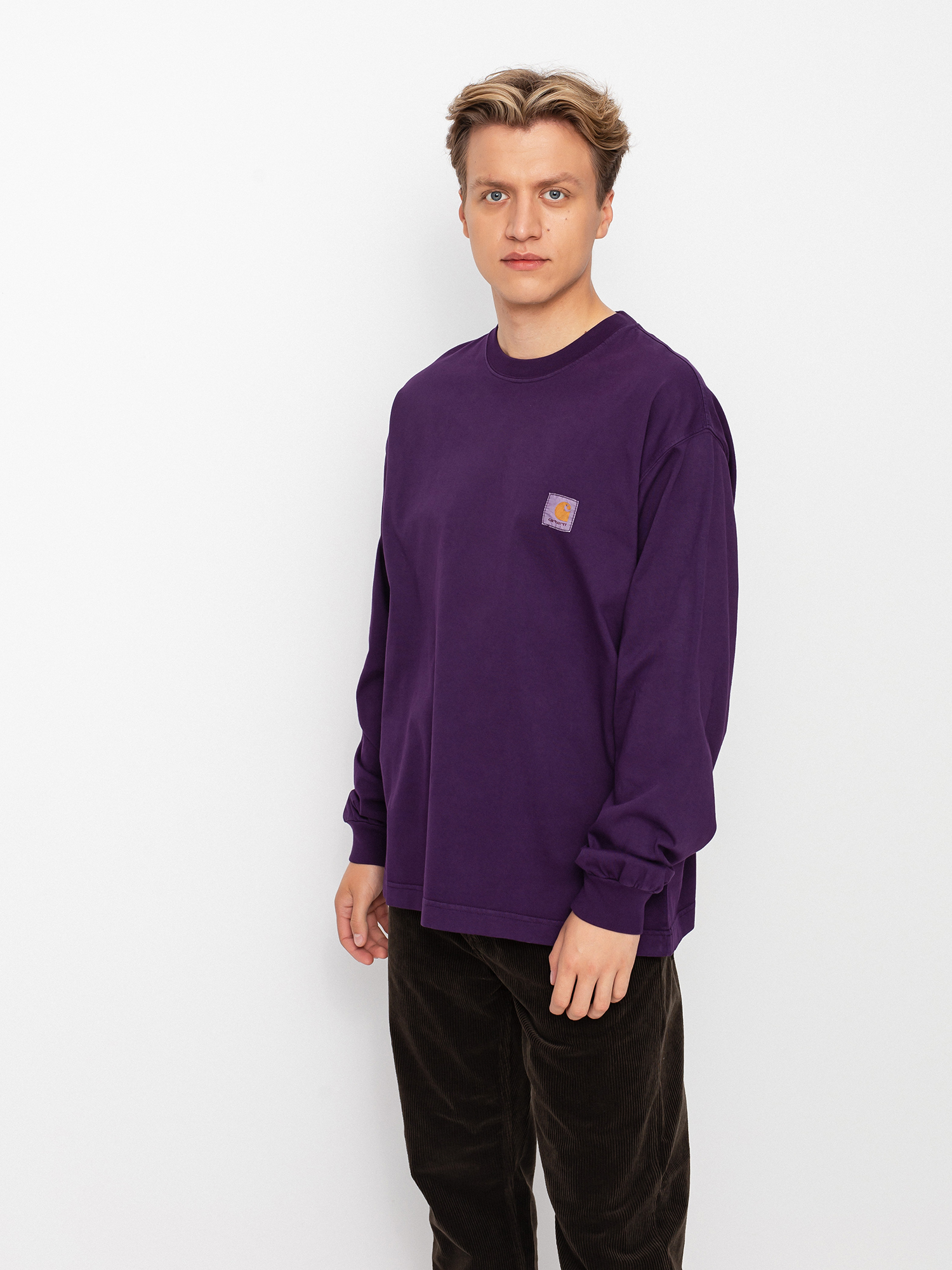 Carhartt WIP Vista Longsleeve - violet (dark iris)