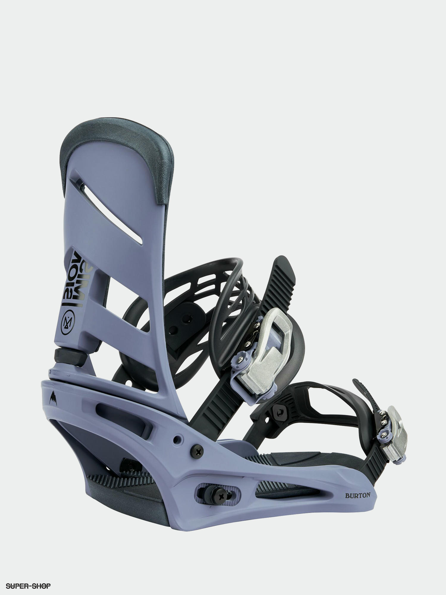 Burton Mission Reflex Snowboard bindings blue gray