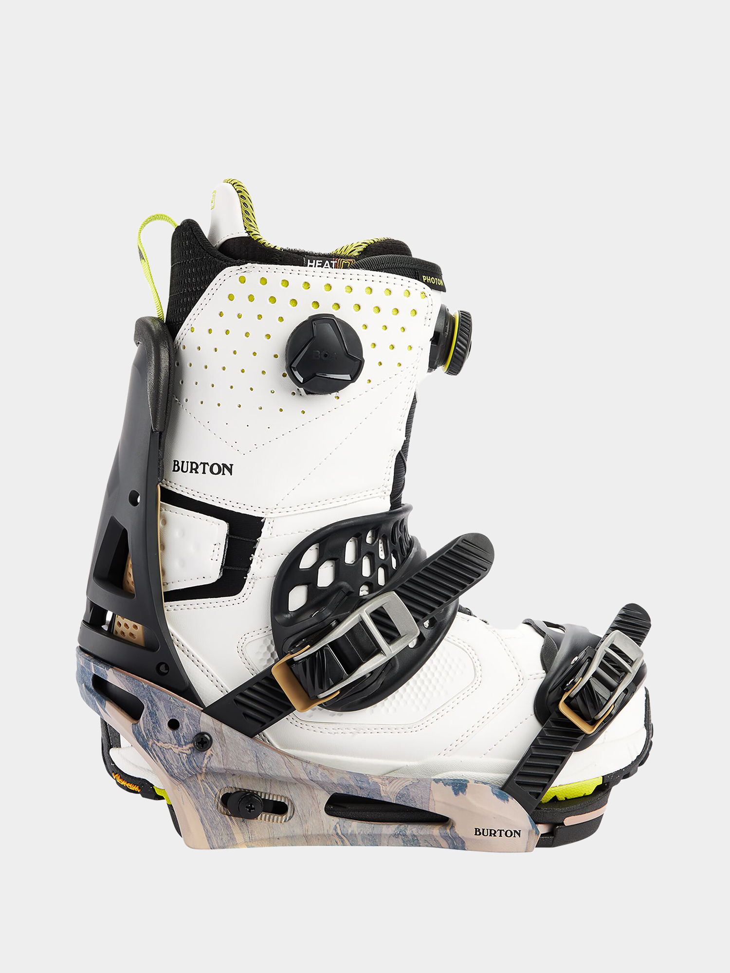 Mens Burton Malavita Reflex Snowboard bindings (dark gray/print)