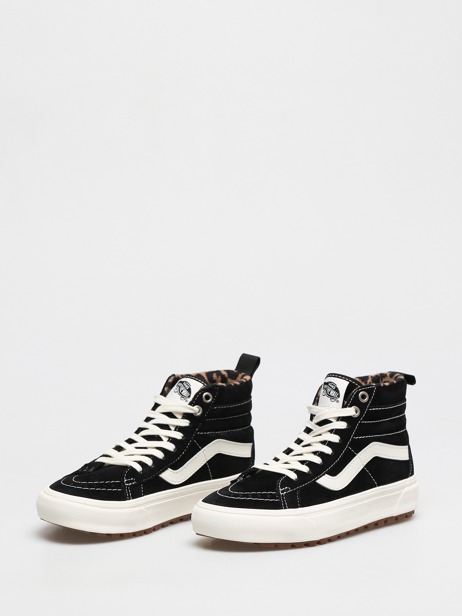 Vans Sk8 Hi MTE 1 Shoes (suede/black/leopard)