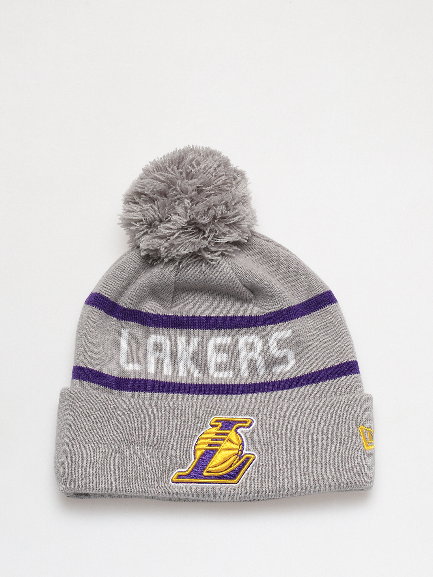 New Era Jake Cuff Knit Los Angeles Lakers Mütze (grey)