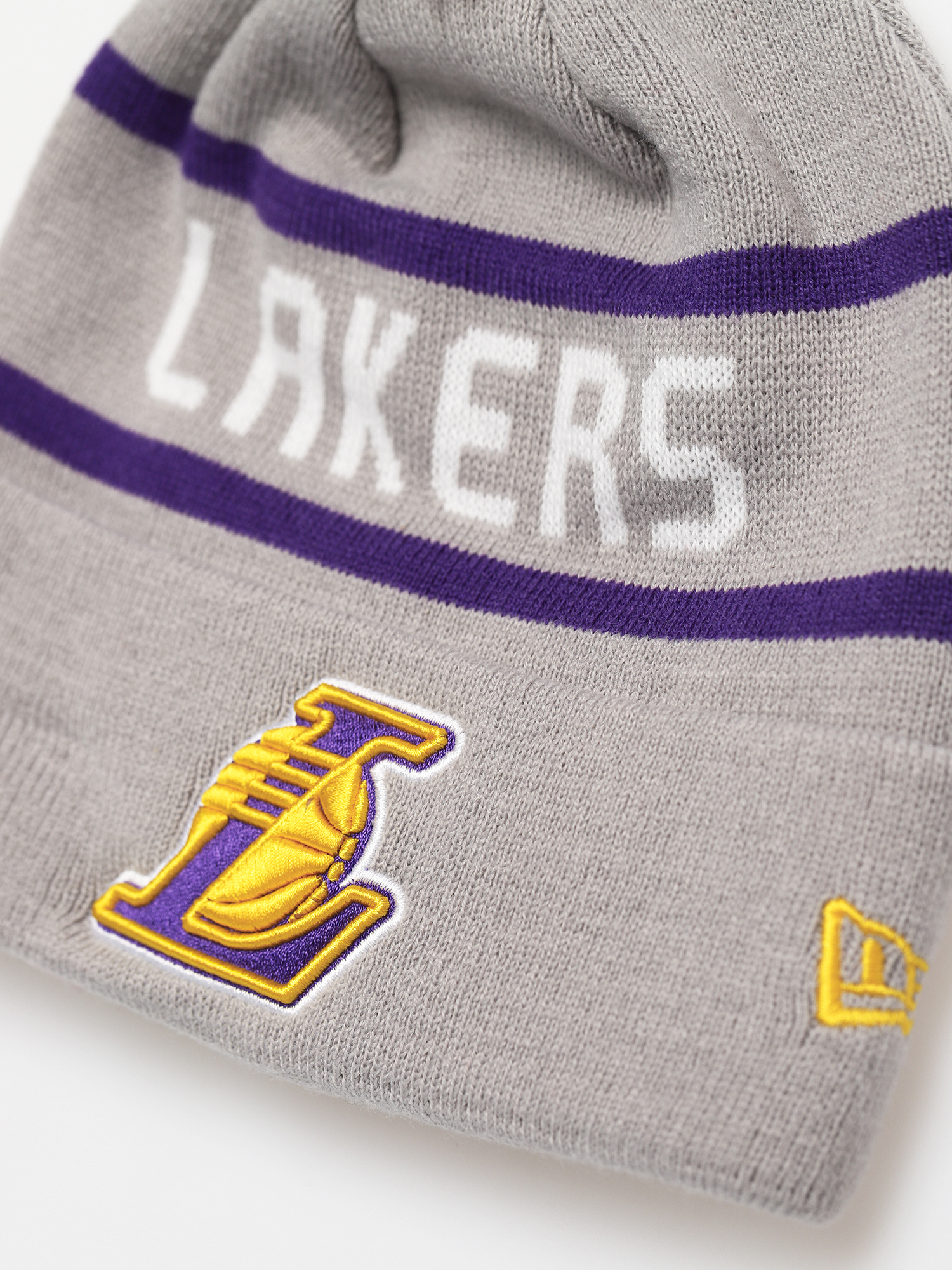 New Era Jake Cuff Knit Los Angeles Lakers Mütze (grey)
