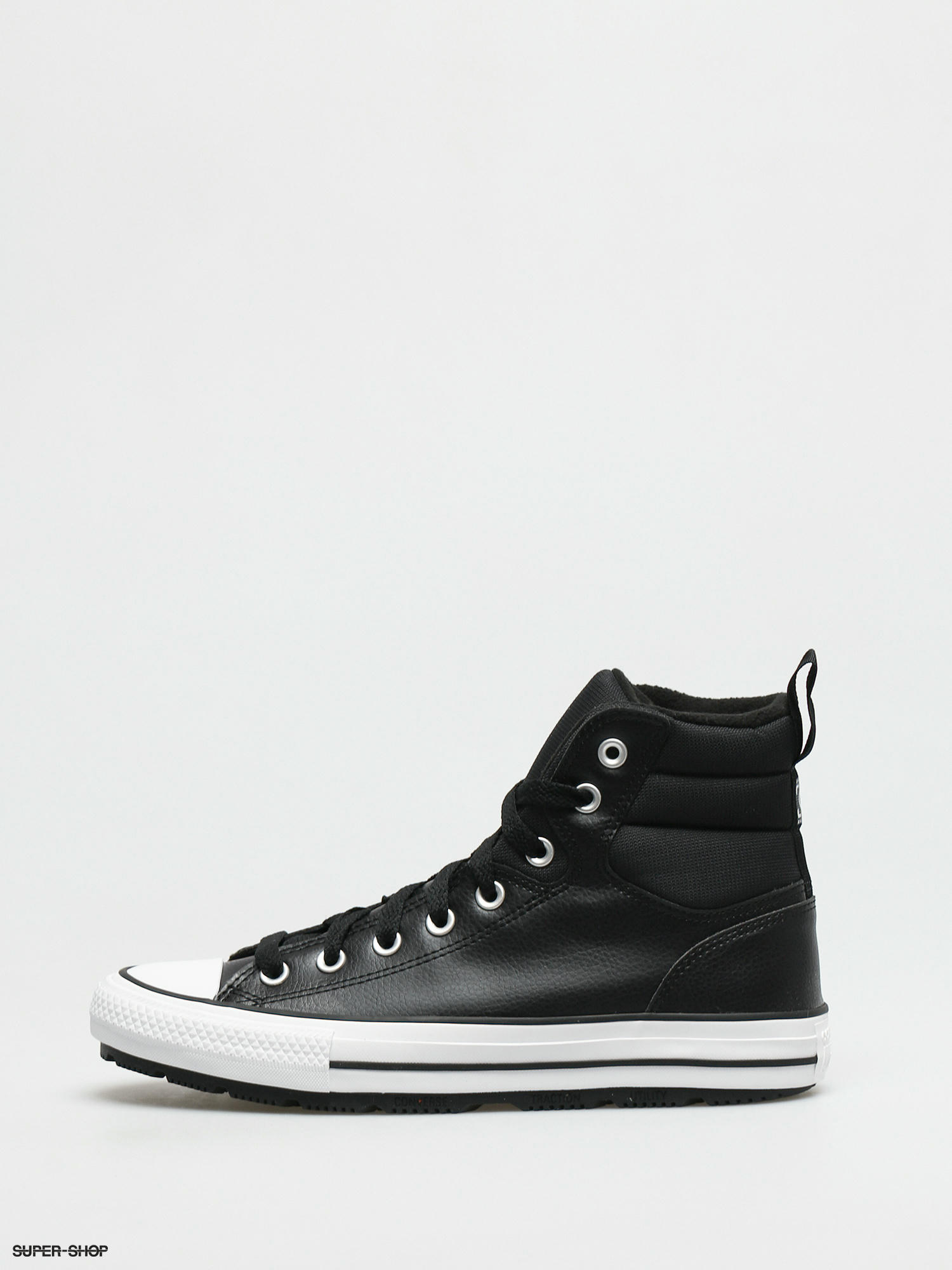 Black on sale padded converse