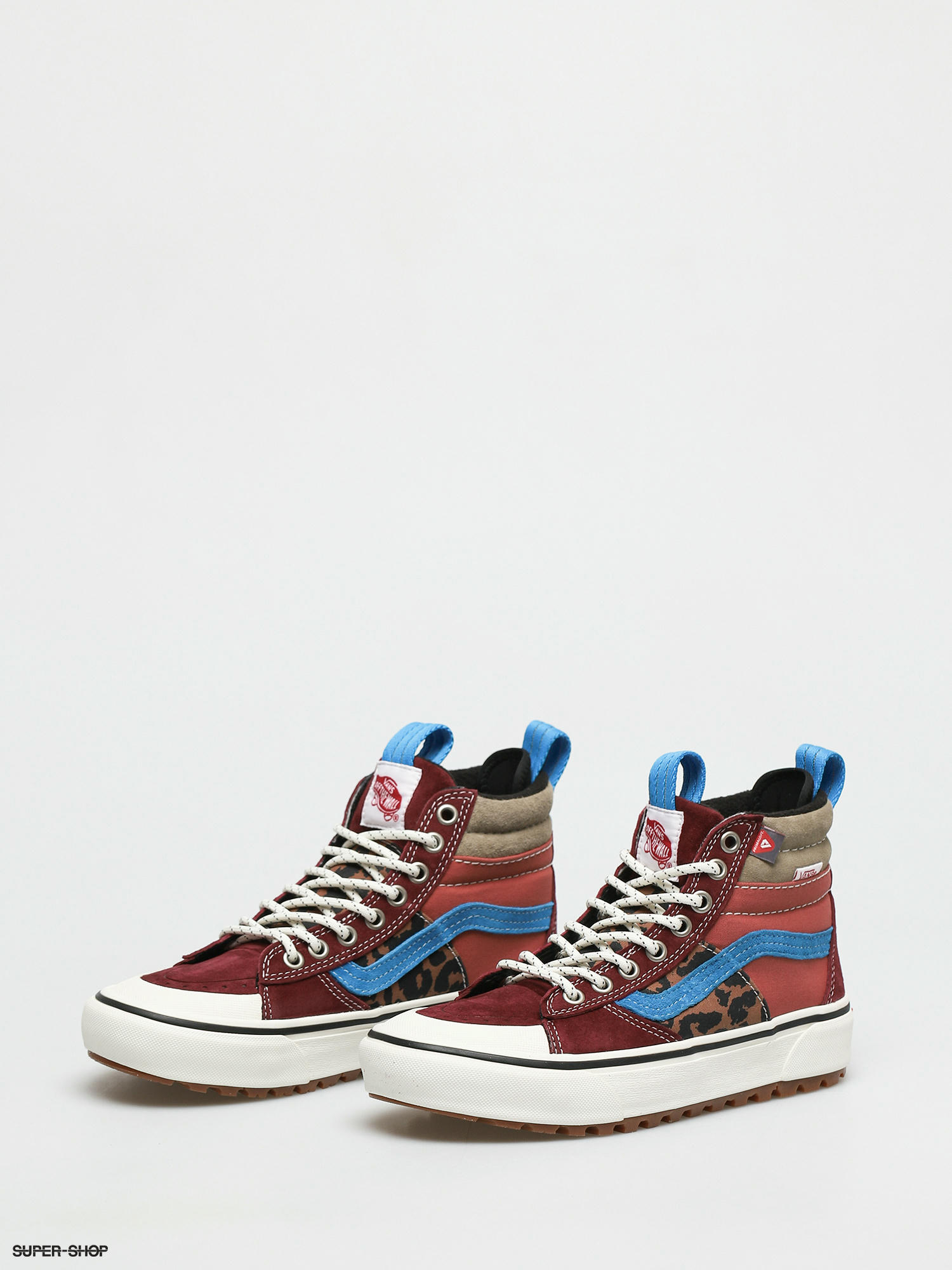 vans leopard plaid shoes