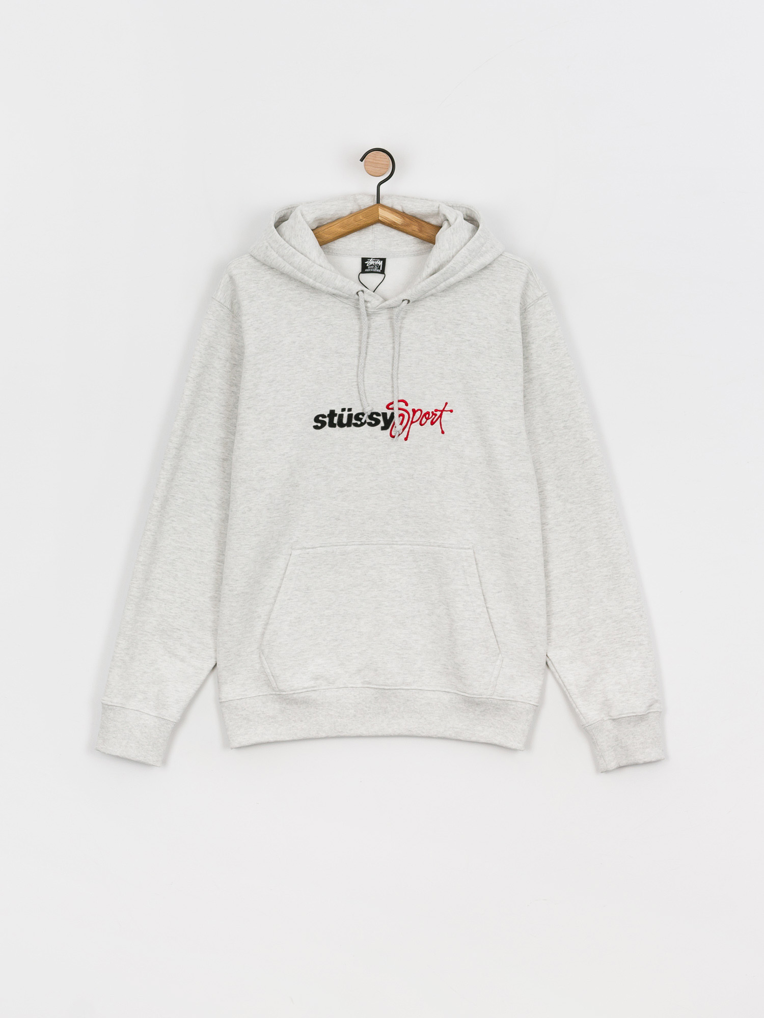 Stussy Sport App. HD Hoodie (ash heather)