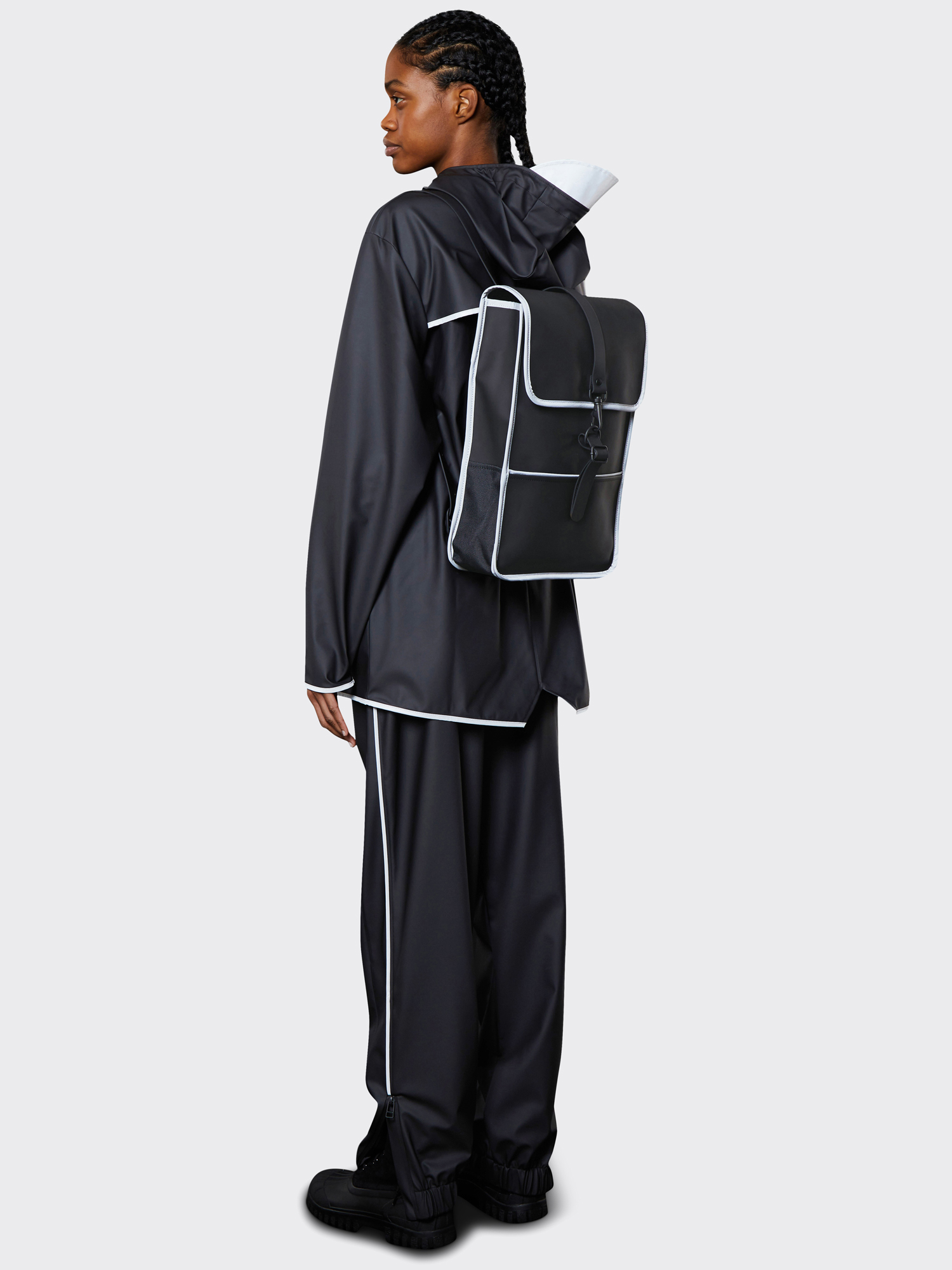 reflective mini backpack