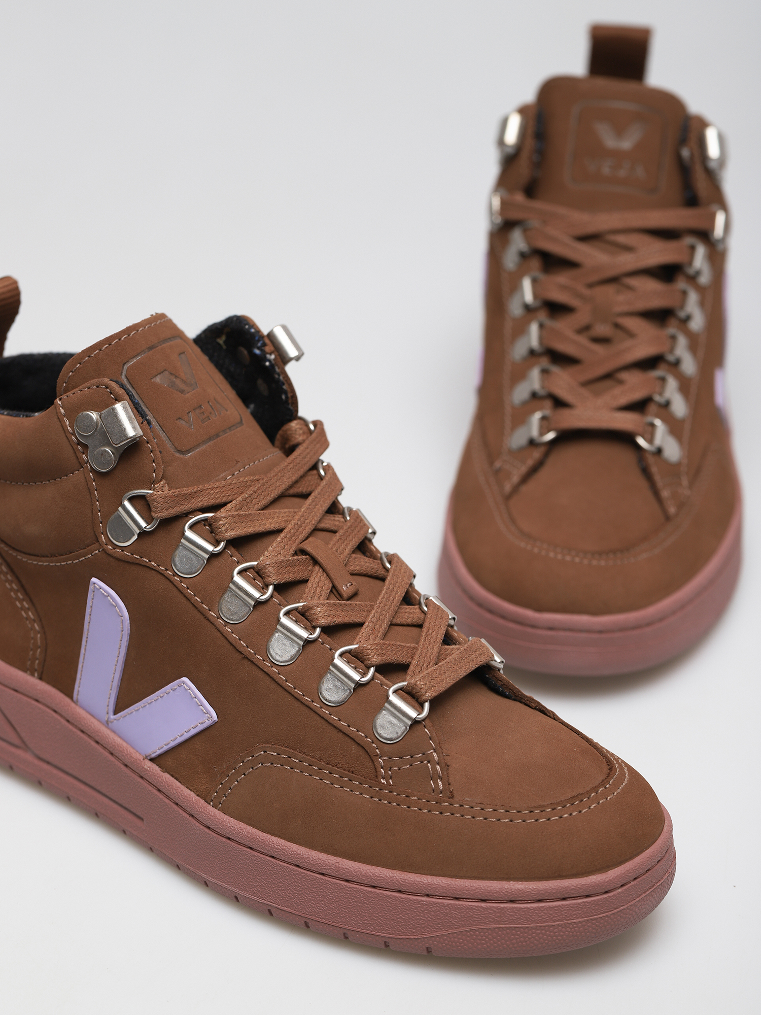 Veja Roraima Shoes Wmn (nubuck brown lavande)