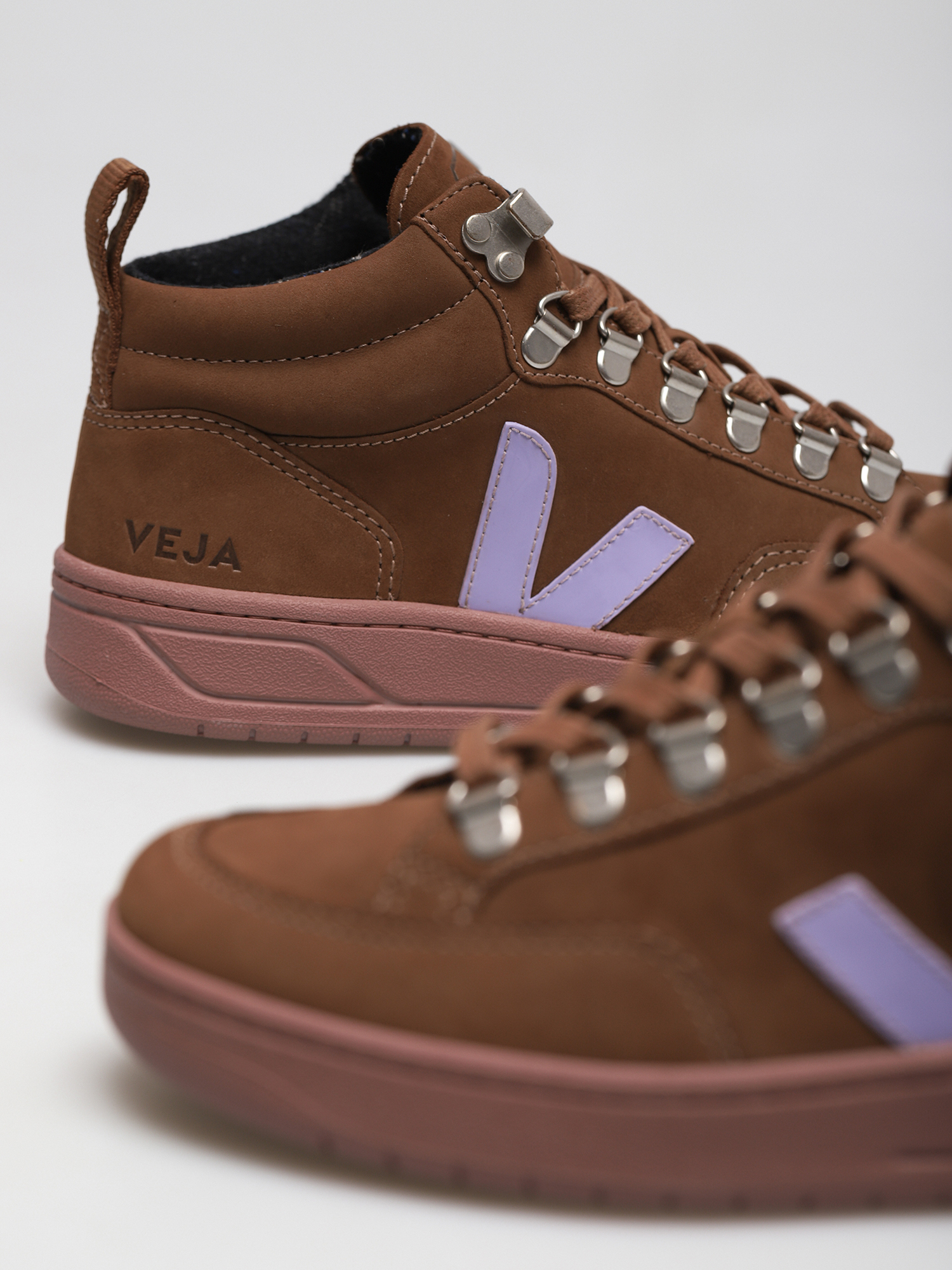 Veja Roraima Schuhe Wmn (nubuck brown lavande)