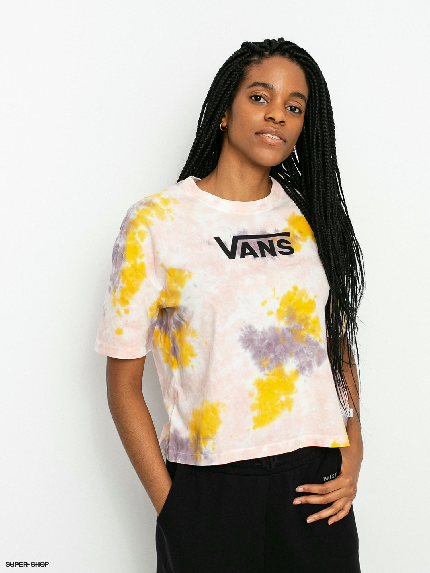 purple vans shirt womens