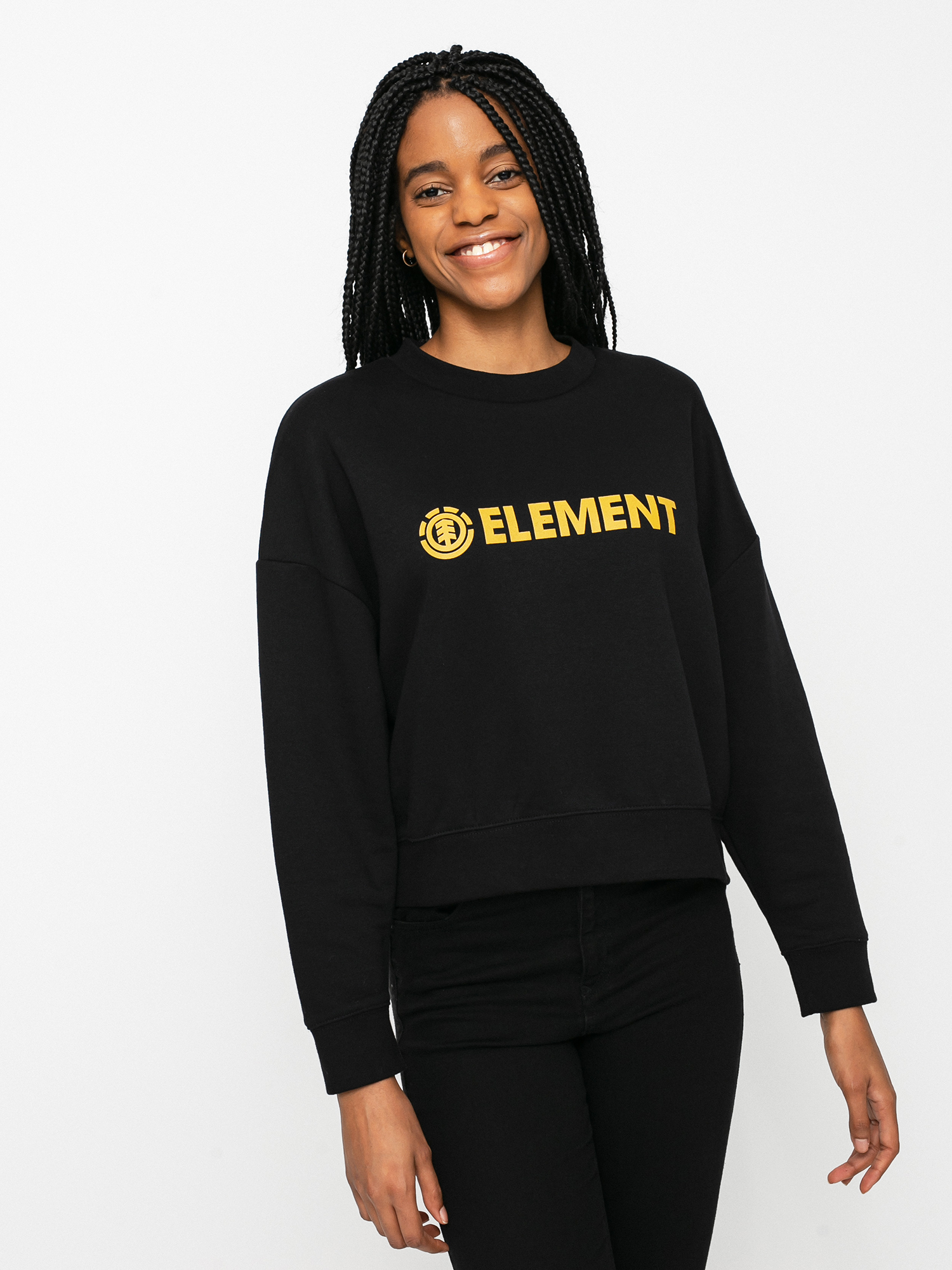 Element Logic Crew Sweatshirt Wmn (flint black)
