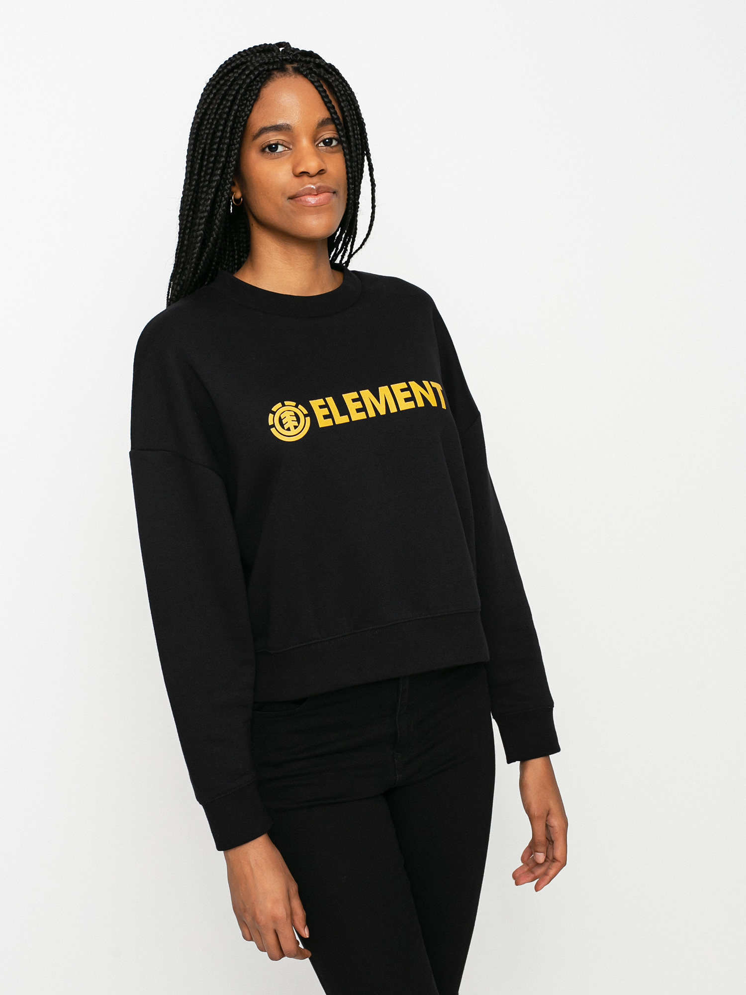 Element Logic Crew Sweatshirt Wmn (flint black)