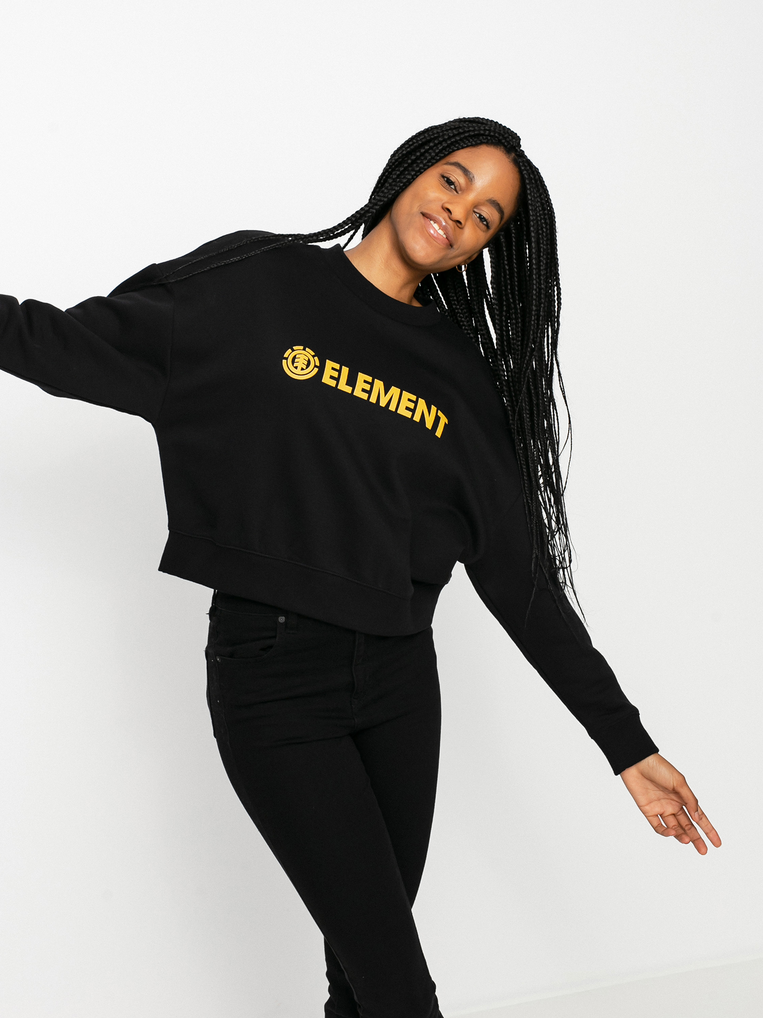 Element Logic Crew Sweatshirt Wmn (flint black)