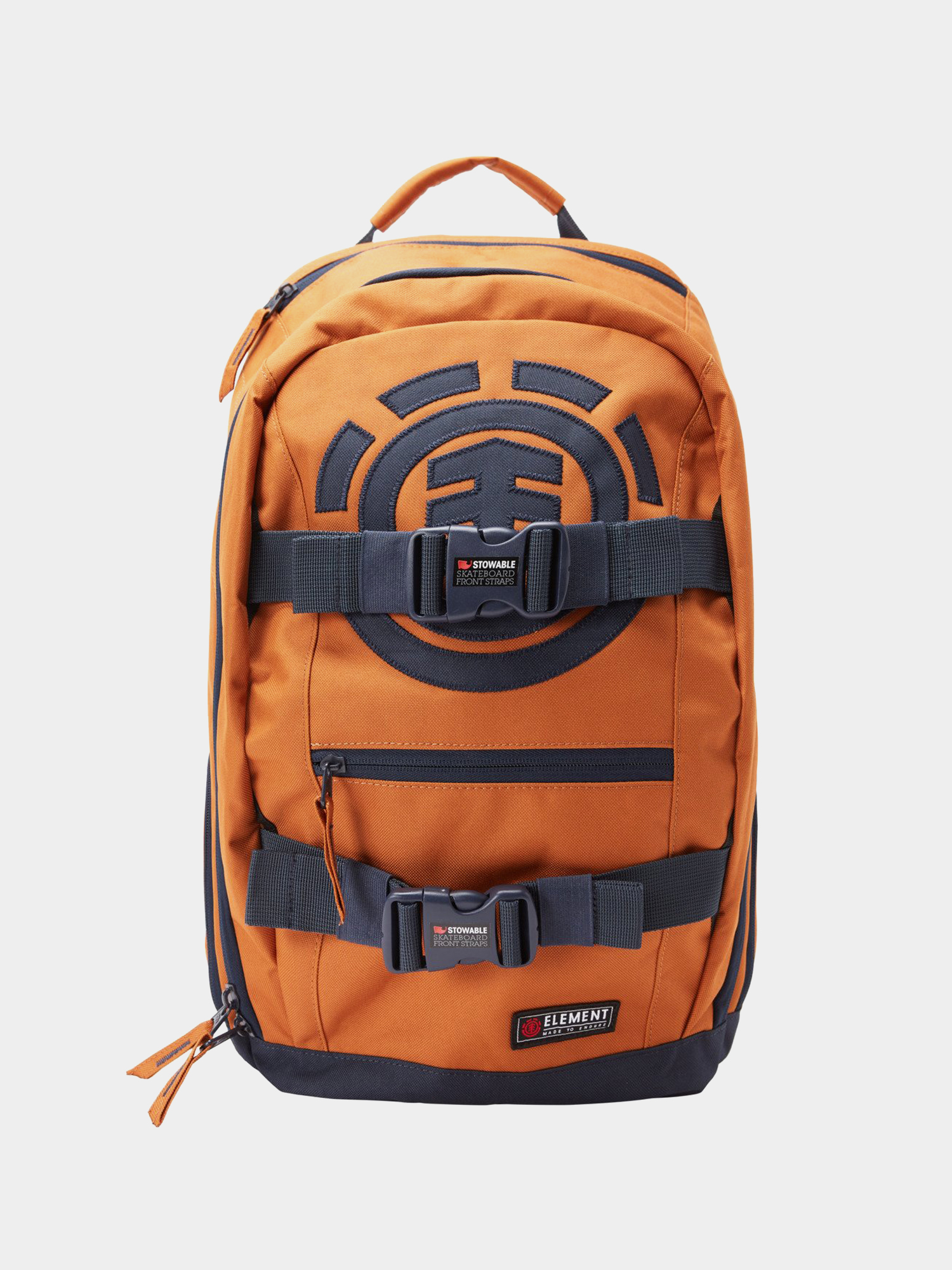 backpack with stowable straps