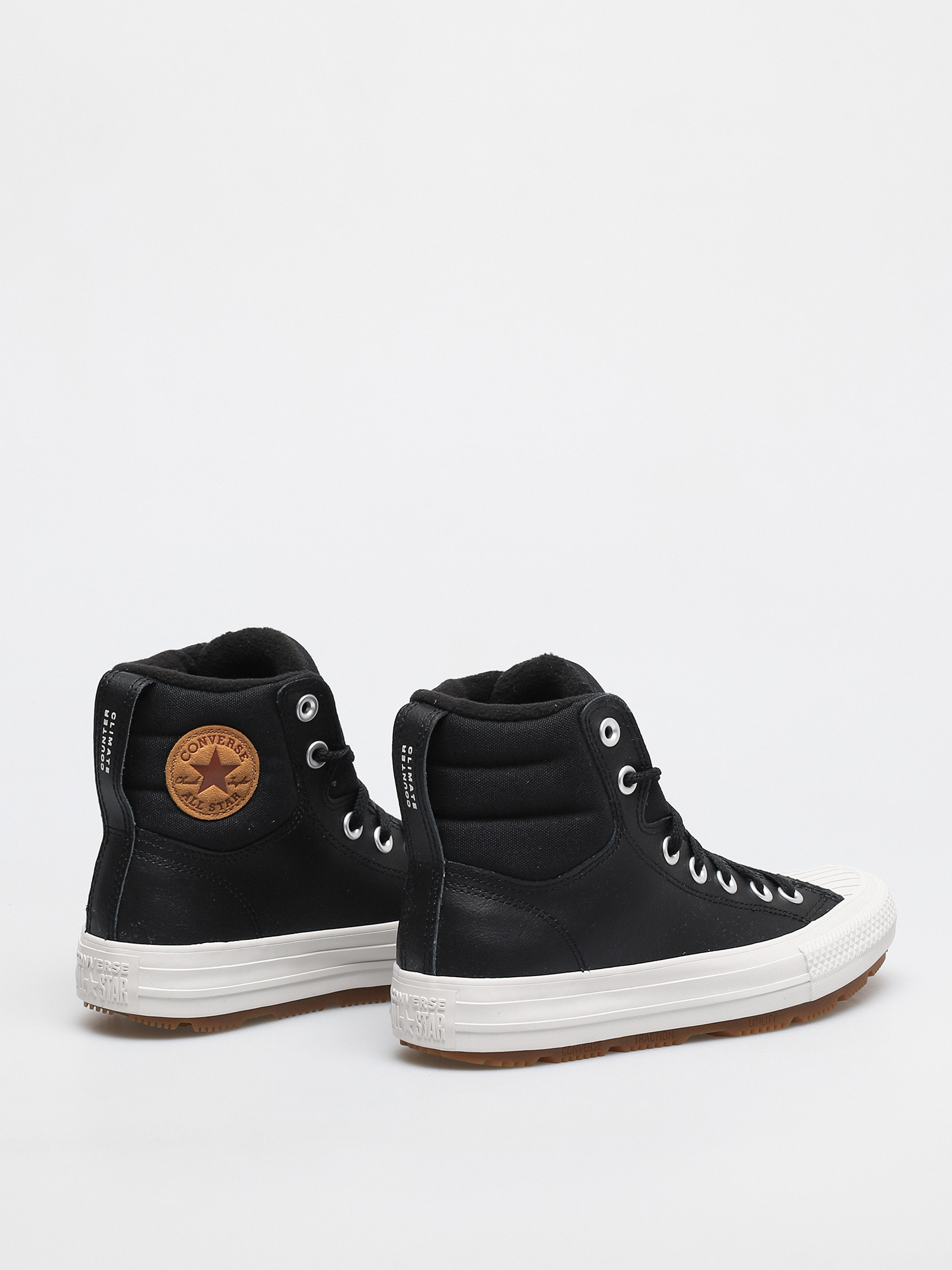 Black boot converse best sale