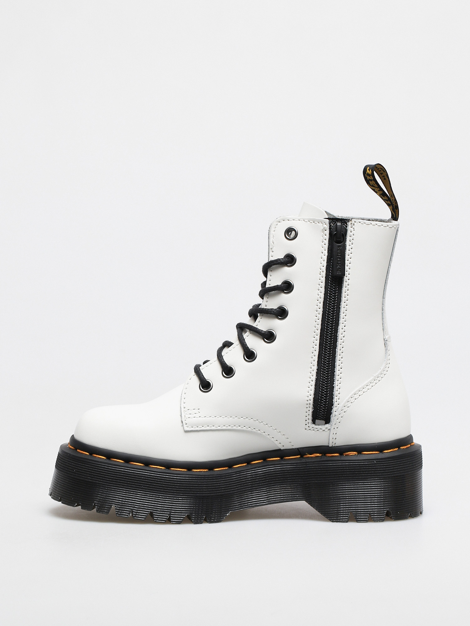 white pull on doc martens