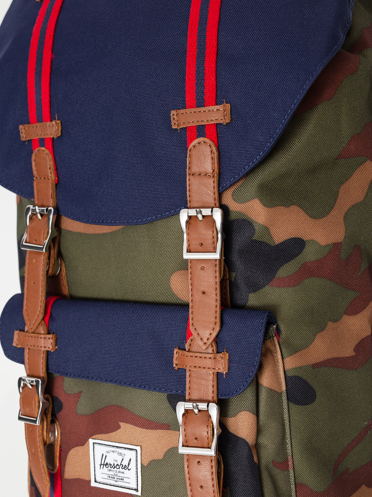 Herschel Supply Co. Little America Backpack (woodland camo/peacoat/tan)