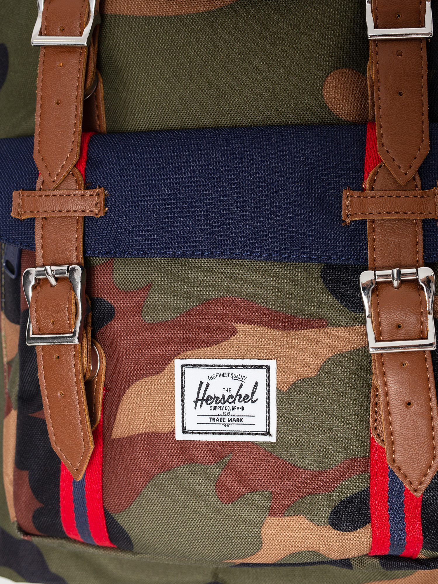 Herschel Supply Co. Little America Backpack (woodland camo/peacoat/tan)