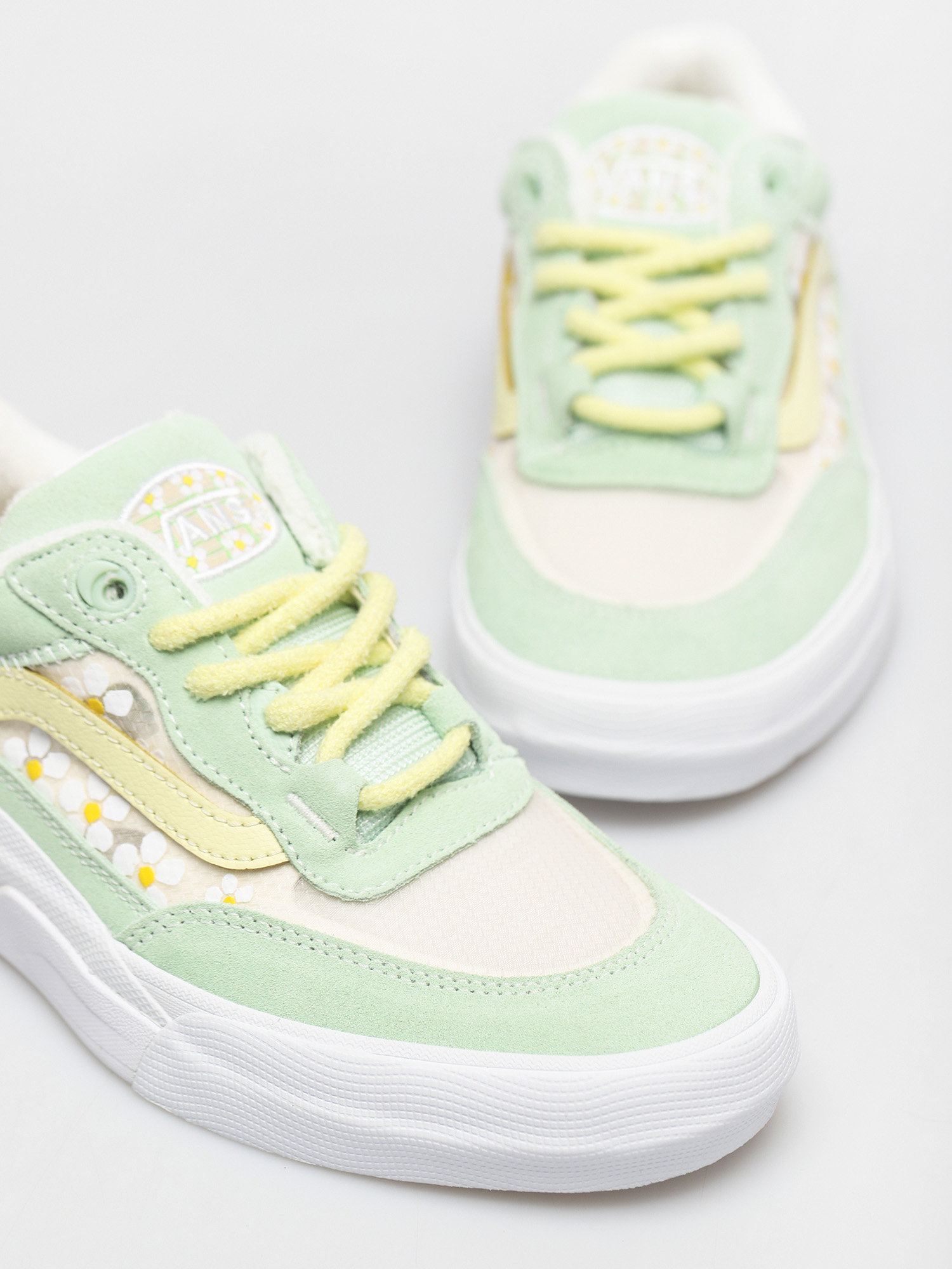 vans wayvee pastel green