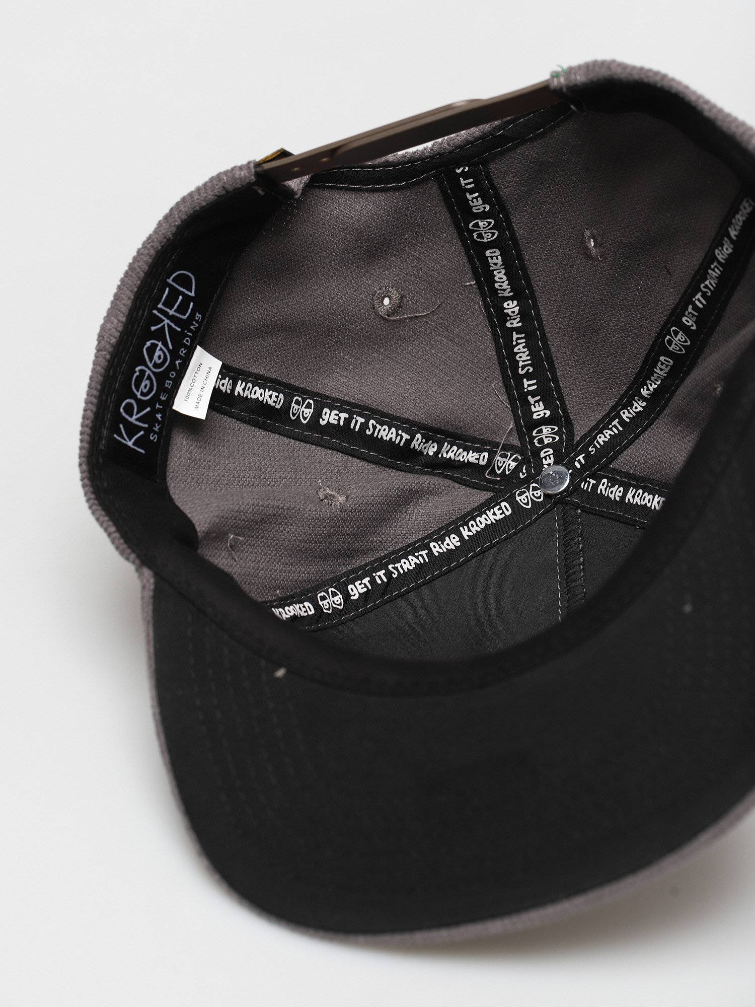 Krooked Eyes Cap (grey/blue)