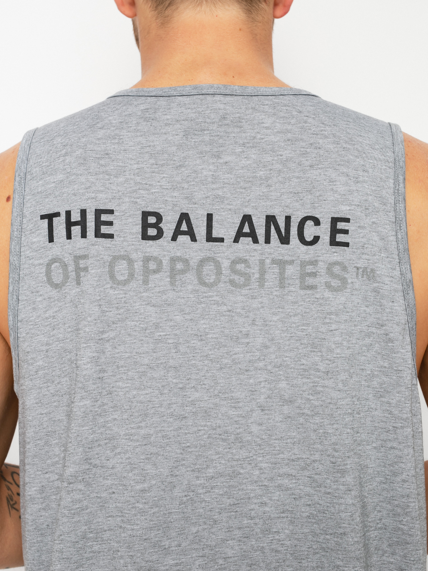 RVCA Big Rvca Banner Tank top (heather grey)