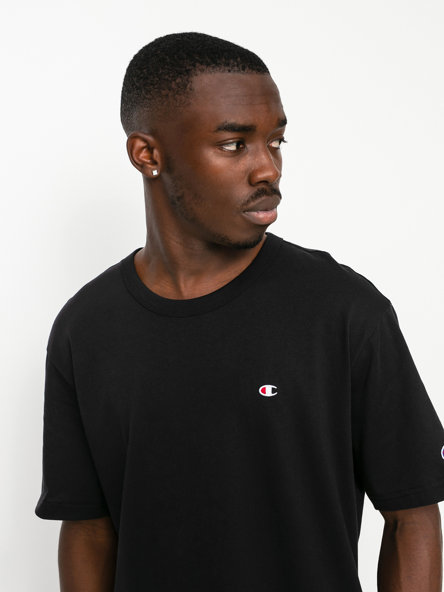 champion crewneck black