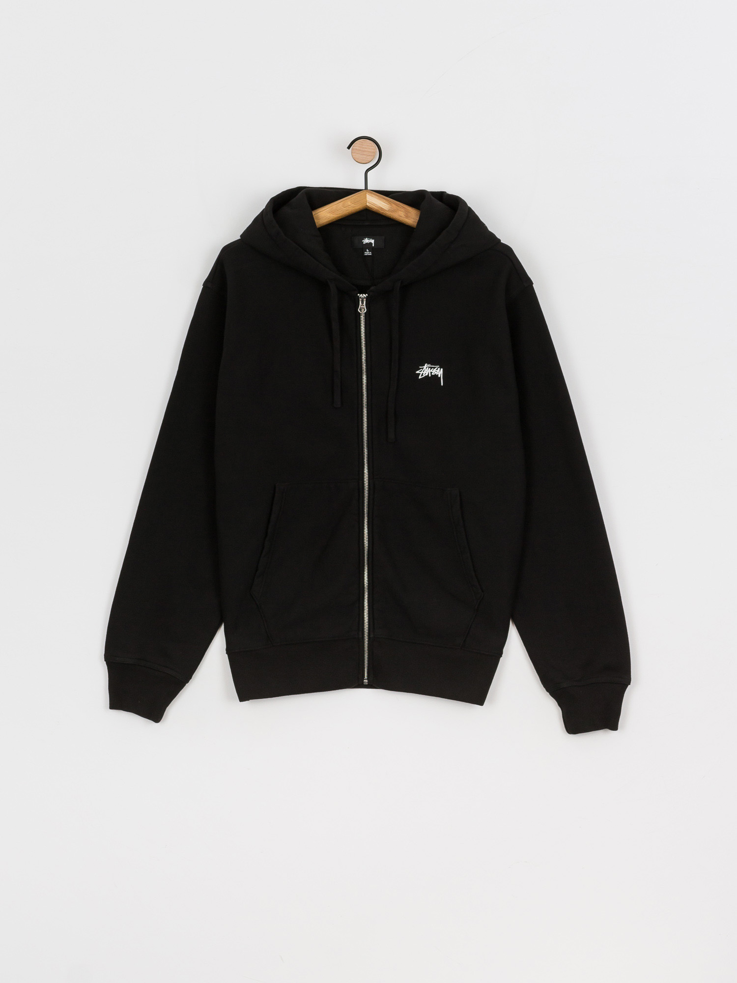 Stussy Stock Logo ZHD Hoodie - black (black)