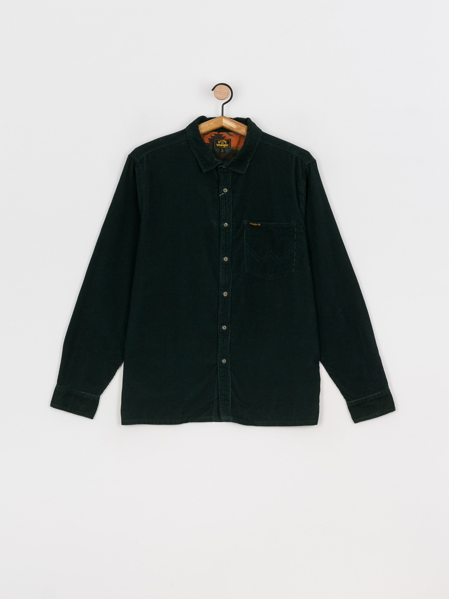 Billabong X Wrangler Bowie Cord Shirt (bottle green)