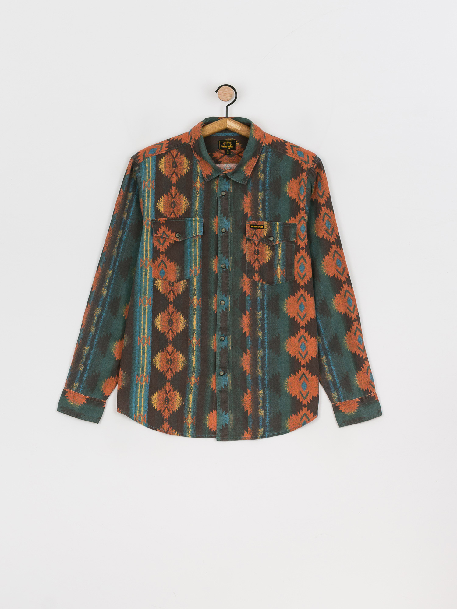 Billabong X Wrangler Westward Twill Shirt (coffee)