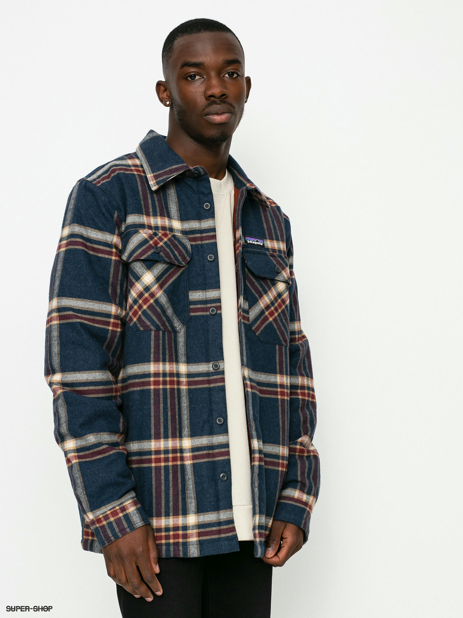 Insulated plaid jacket sale