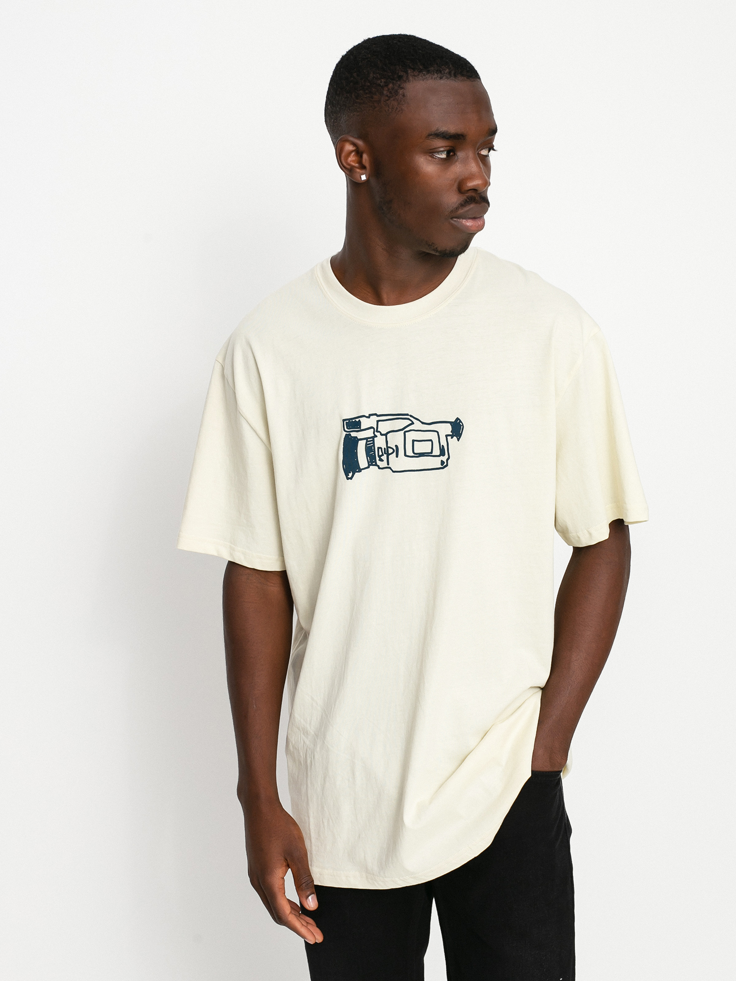 bone color t shirt