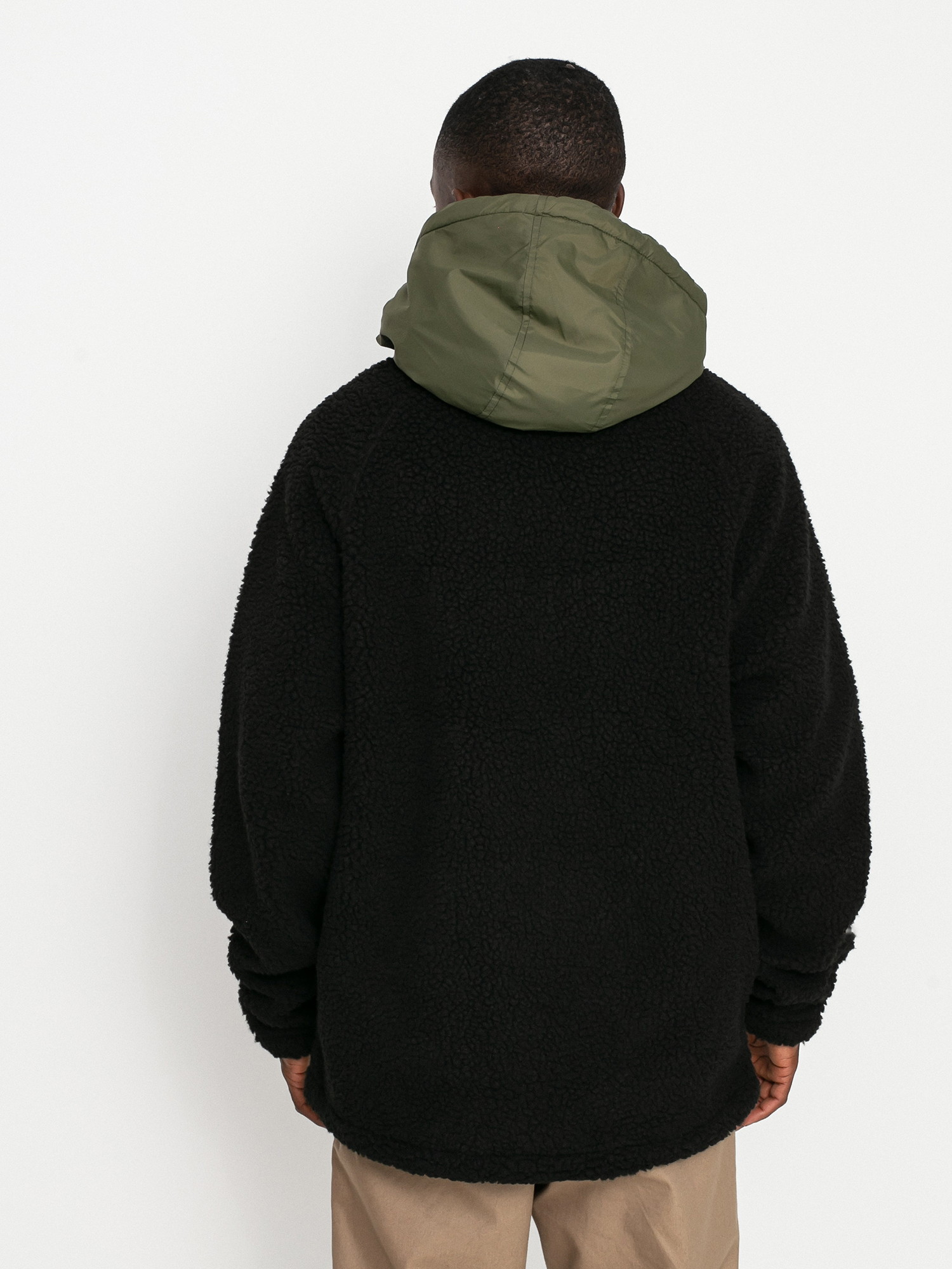 Vans World Code Sherpa FZ Sweatshirt (black/grape leaf)