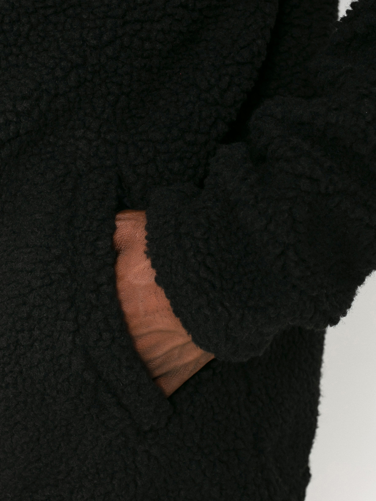 Vans World Code Sherpa FZ Sweatshirt (black/grape leaf)