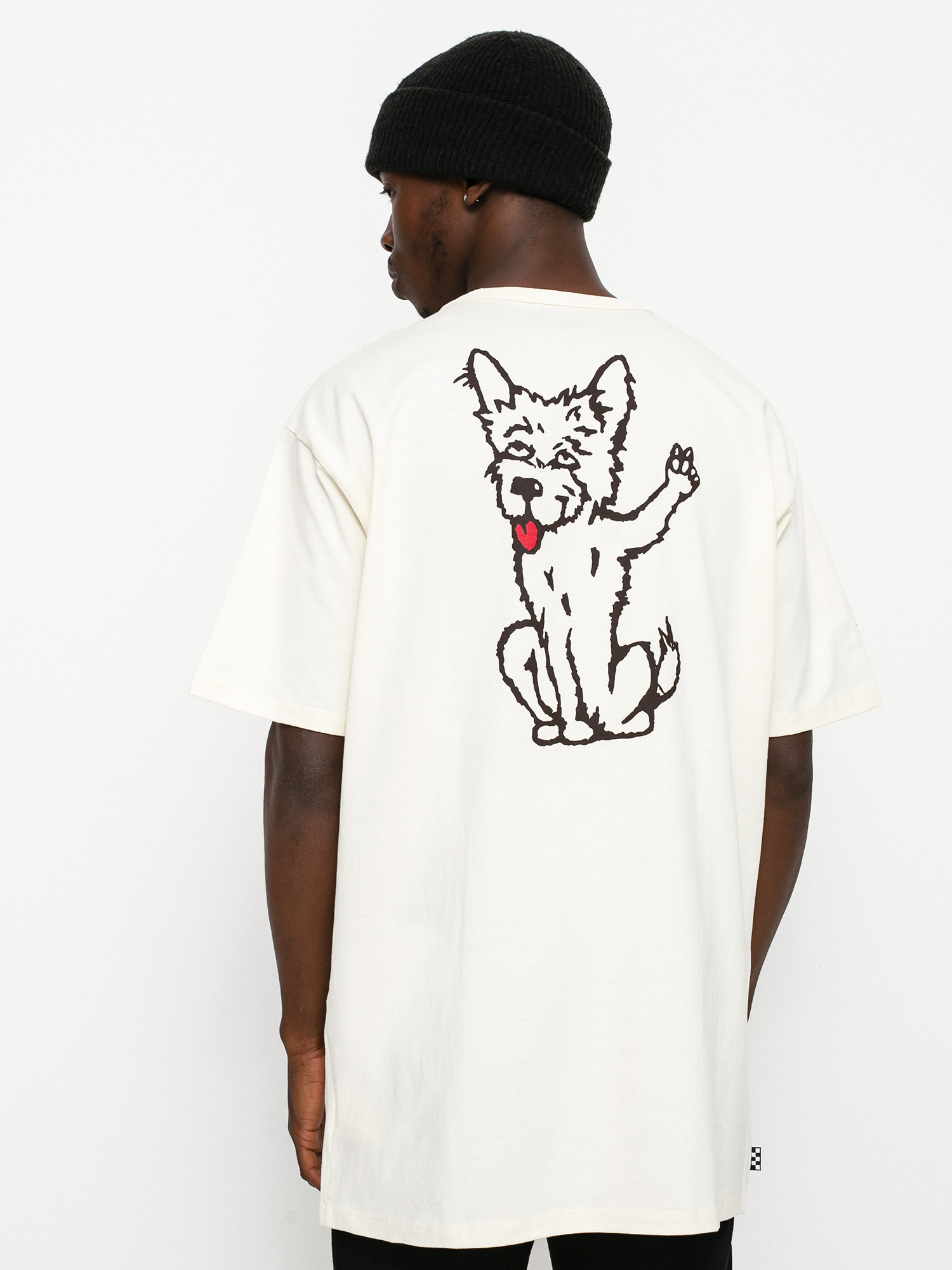 Vans X Tyson Peterson Dog Off The Wall T-shirt (antique white)