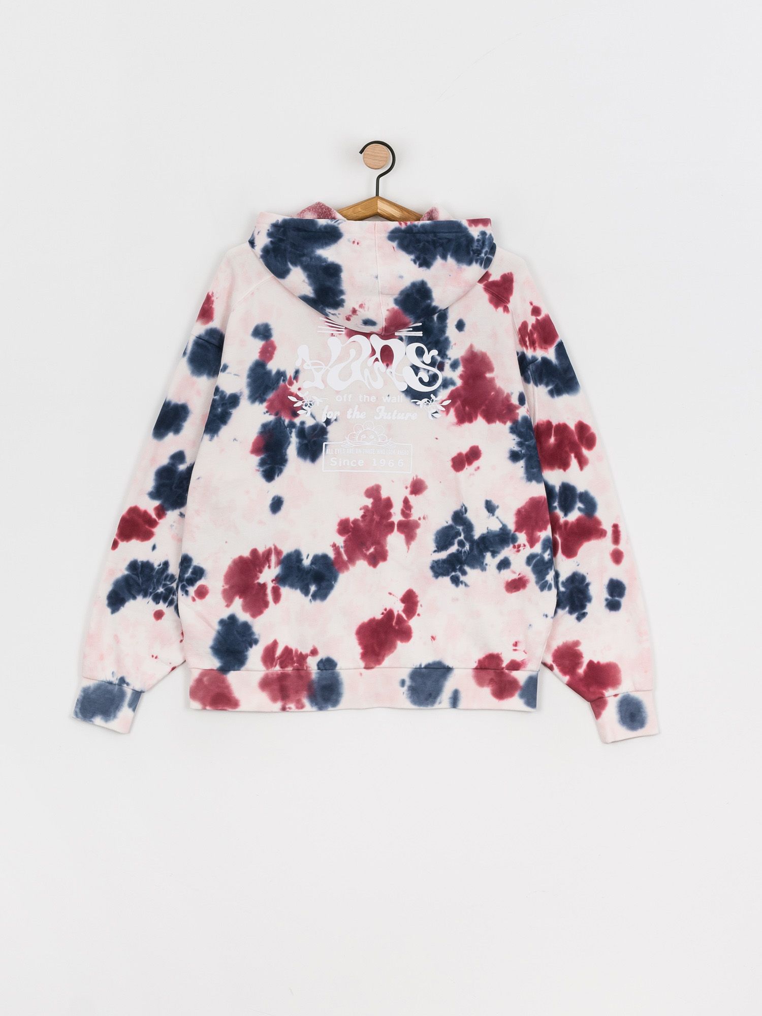 Vans Mascy Grunge Wash HD Hoodie Wmn (pomegranate)