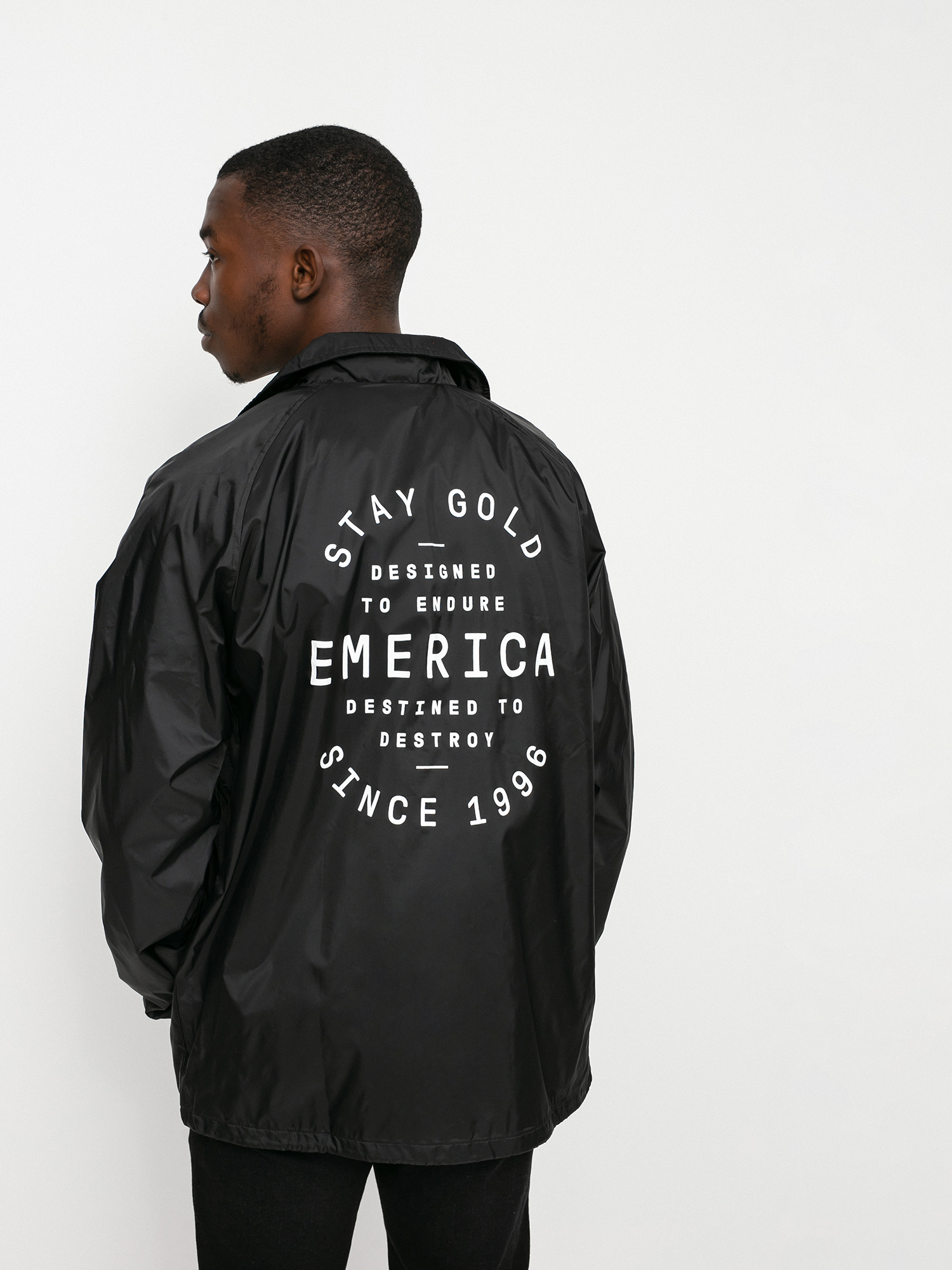 Emerica Destined Coaches Jacket - black (black)