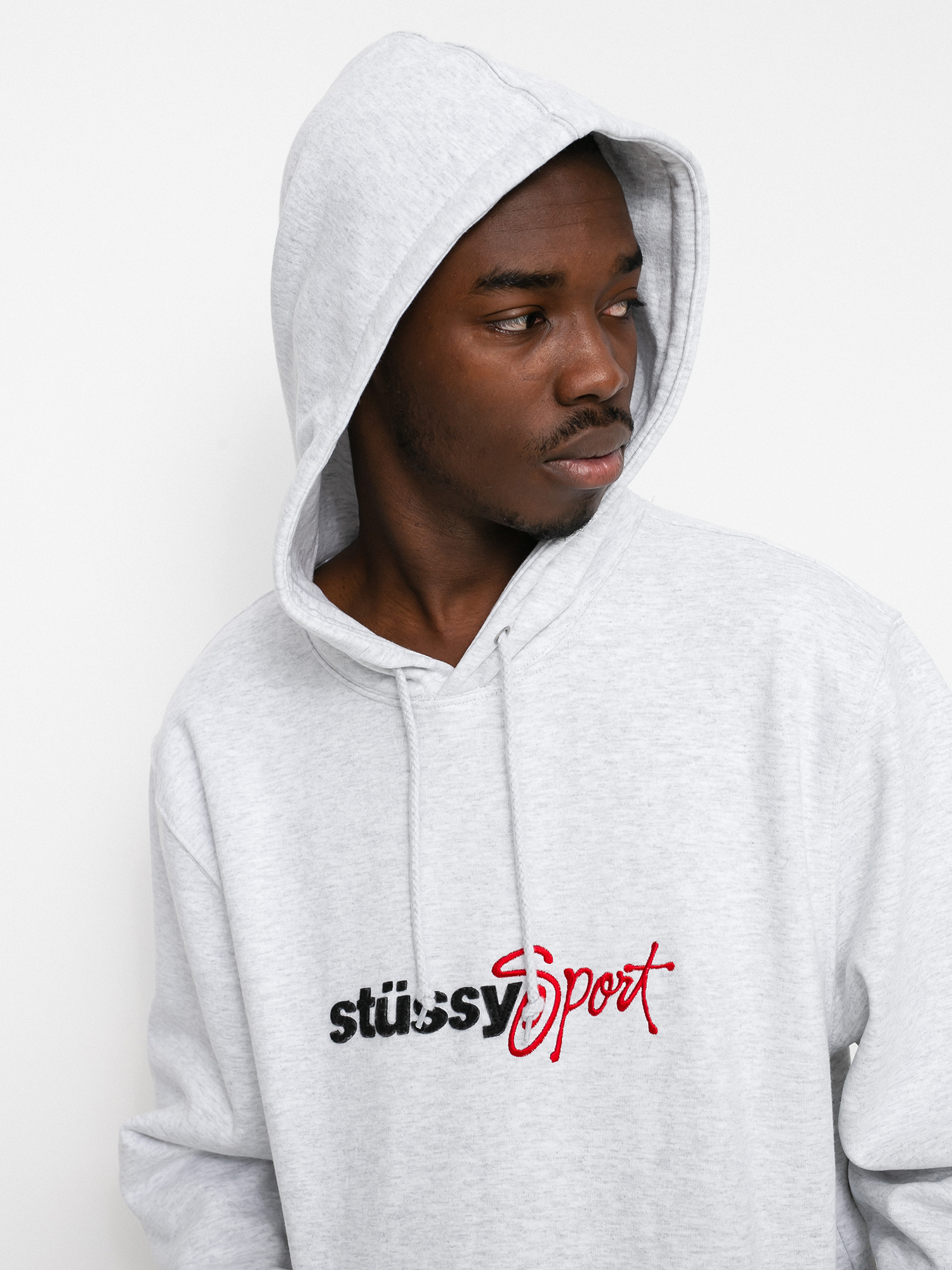 Stussy Sport App. HD Hoodie (ash heather)