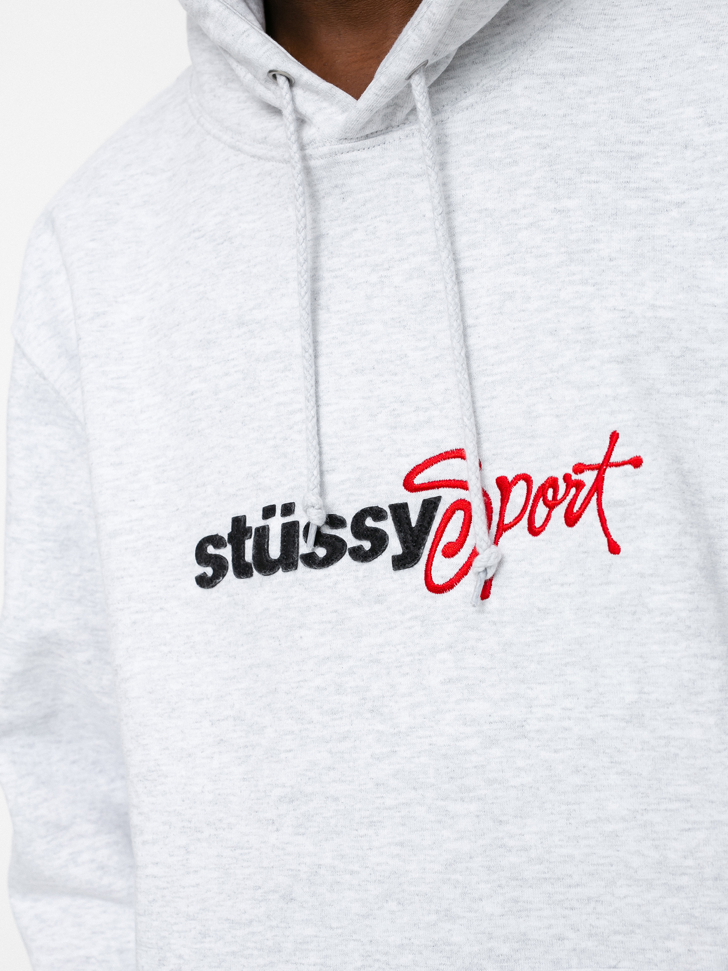 Stussy Sport App. HD Hoodie (ash heather)